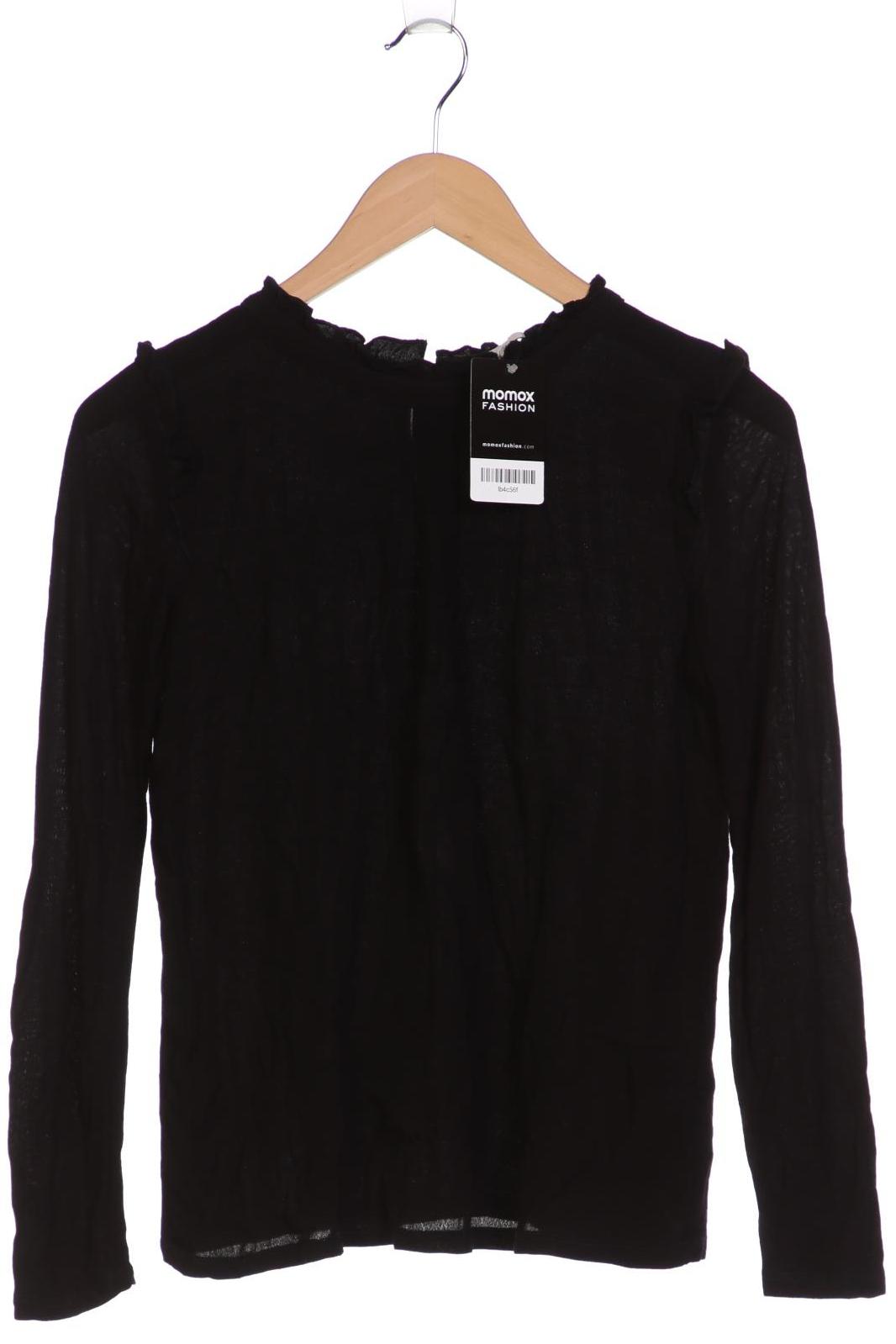 

Oui Damen Langarmshirt, schwarz, Gr. 36