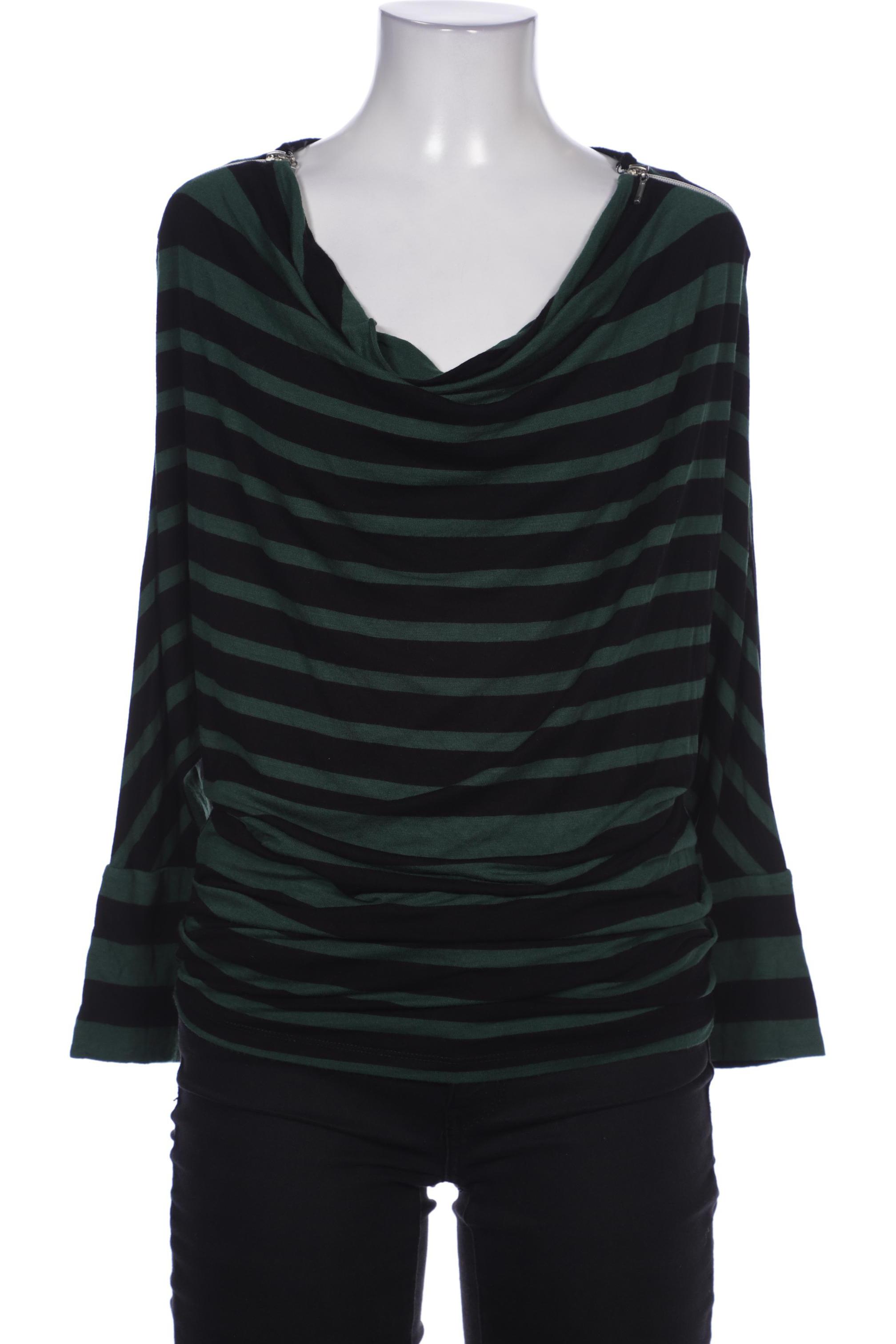 

Oui Damen Langarmshirt, grün, Gr. 34