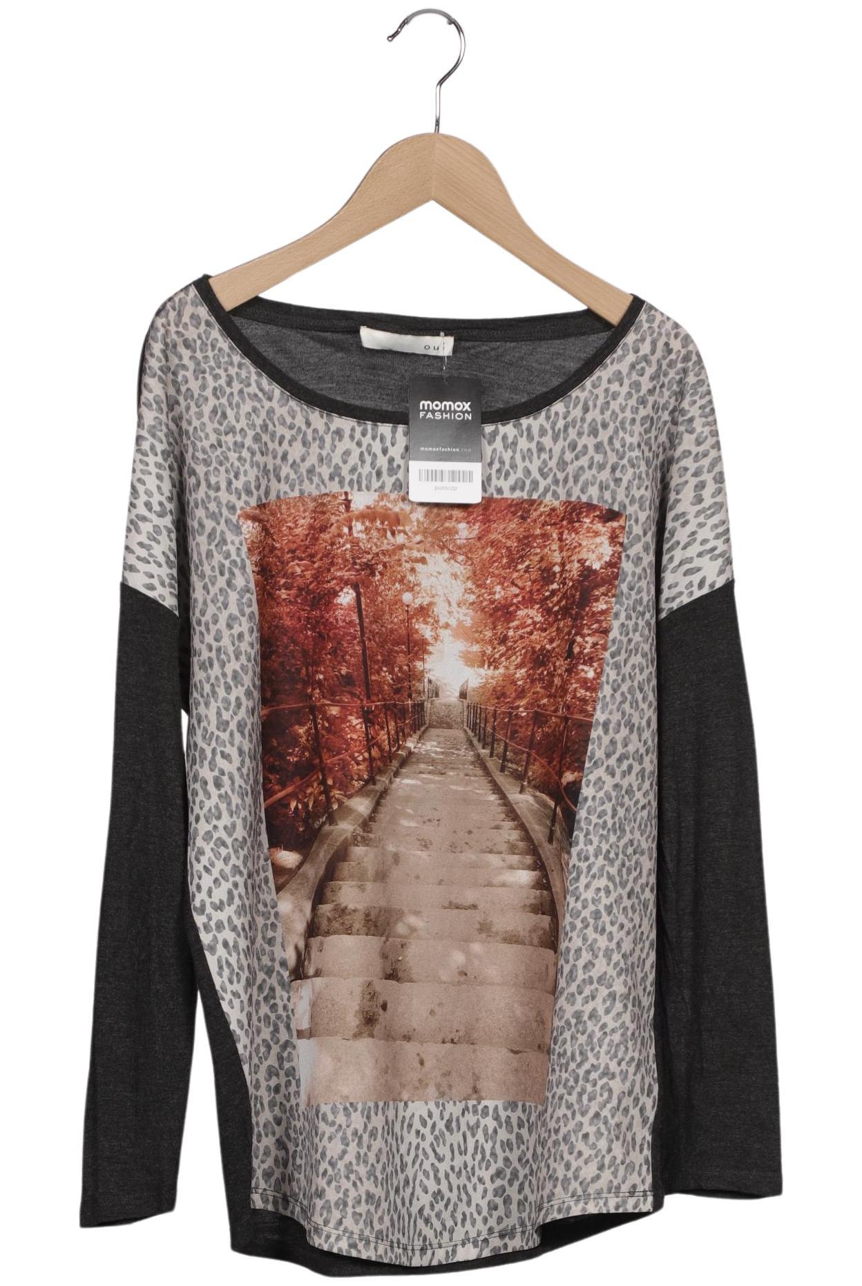 

Oui Damen Langarmshirt, mehrfarbig, Gr. 36
