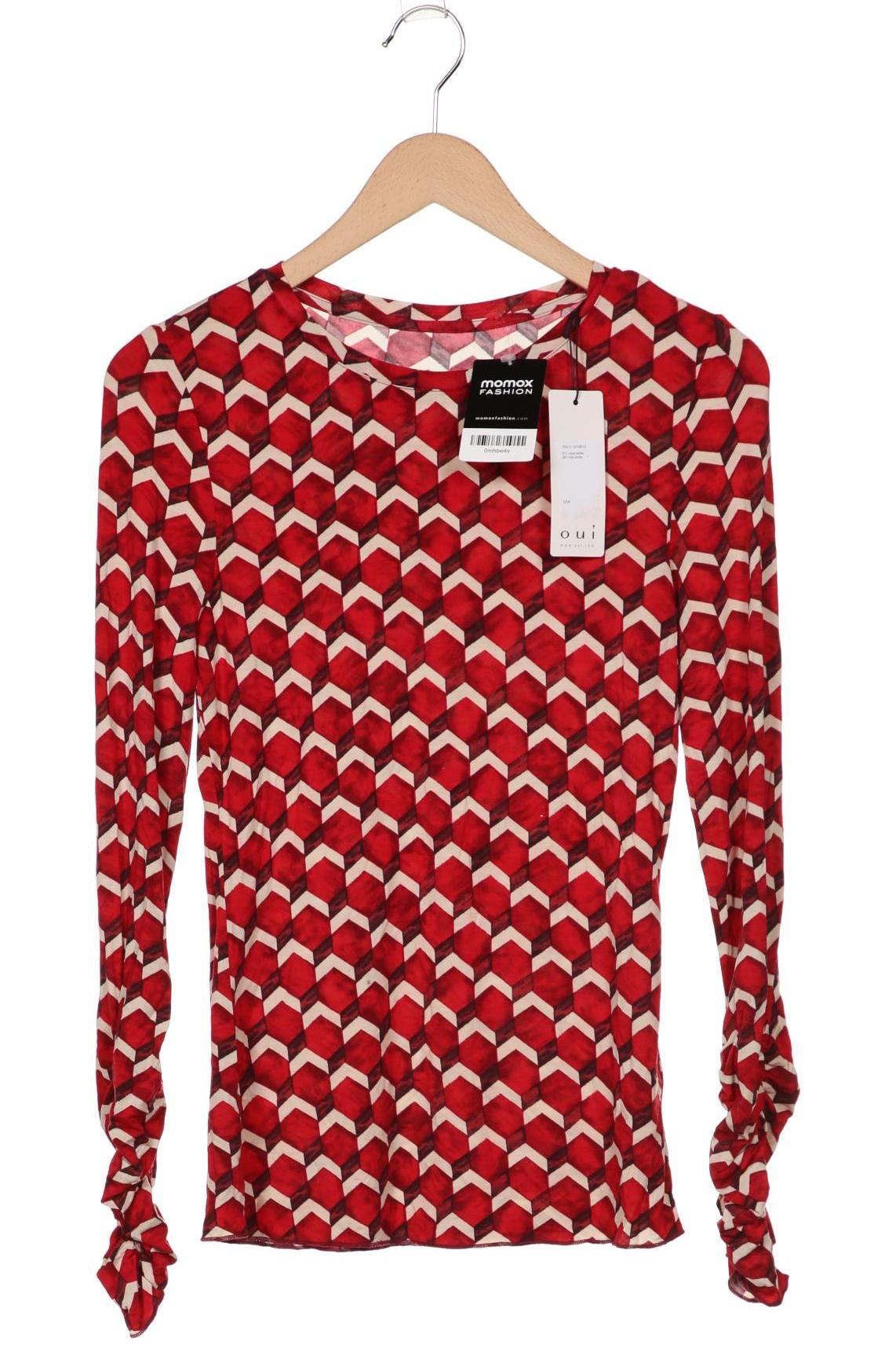 

Oui Damen Langarmshirt, rot