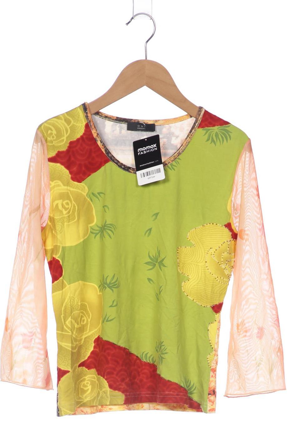 

Oui Damen Langarmshirt, grün, Gr. 38