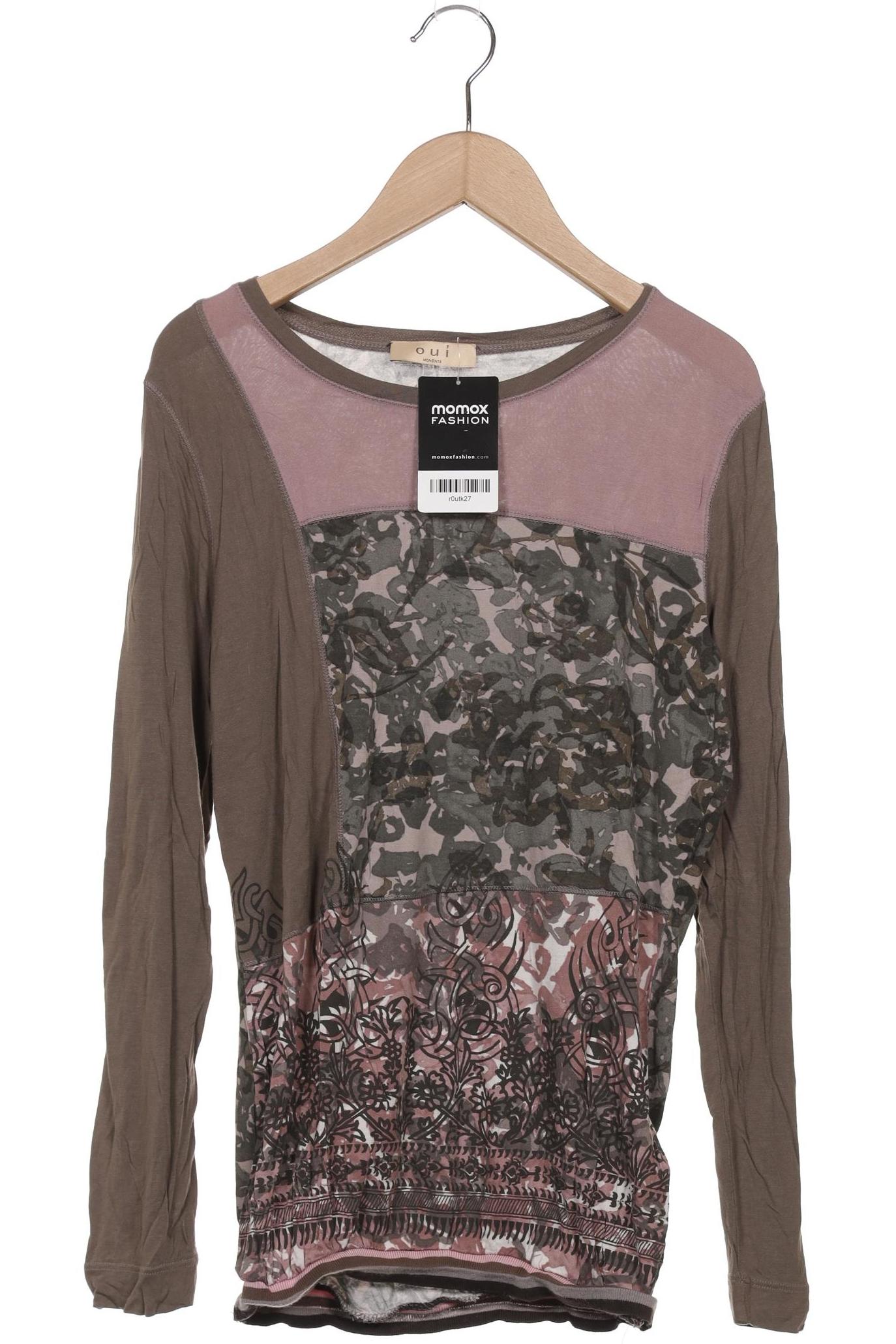 

Oui Damen Langarmshirt, braun, Gr. 40