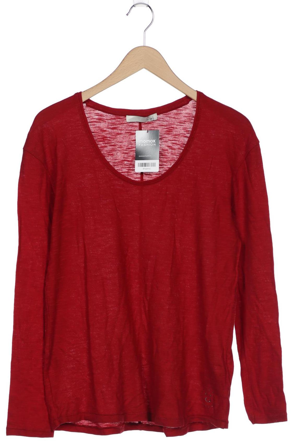 

Oui Damen Langarmshirt, rot, Gr. 38