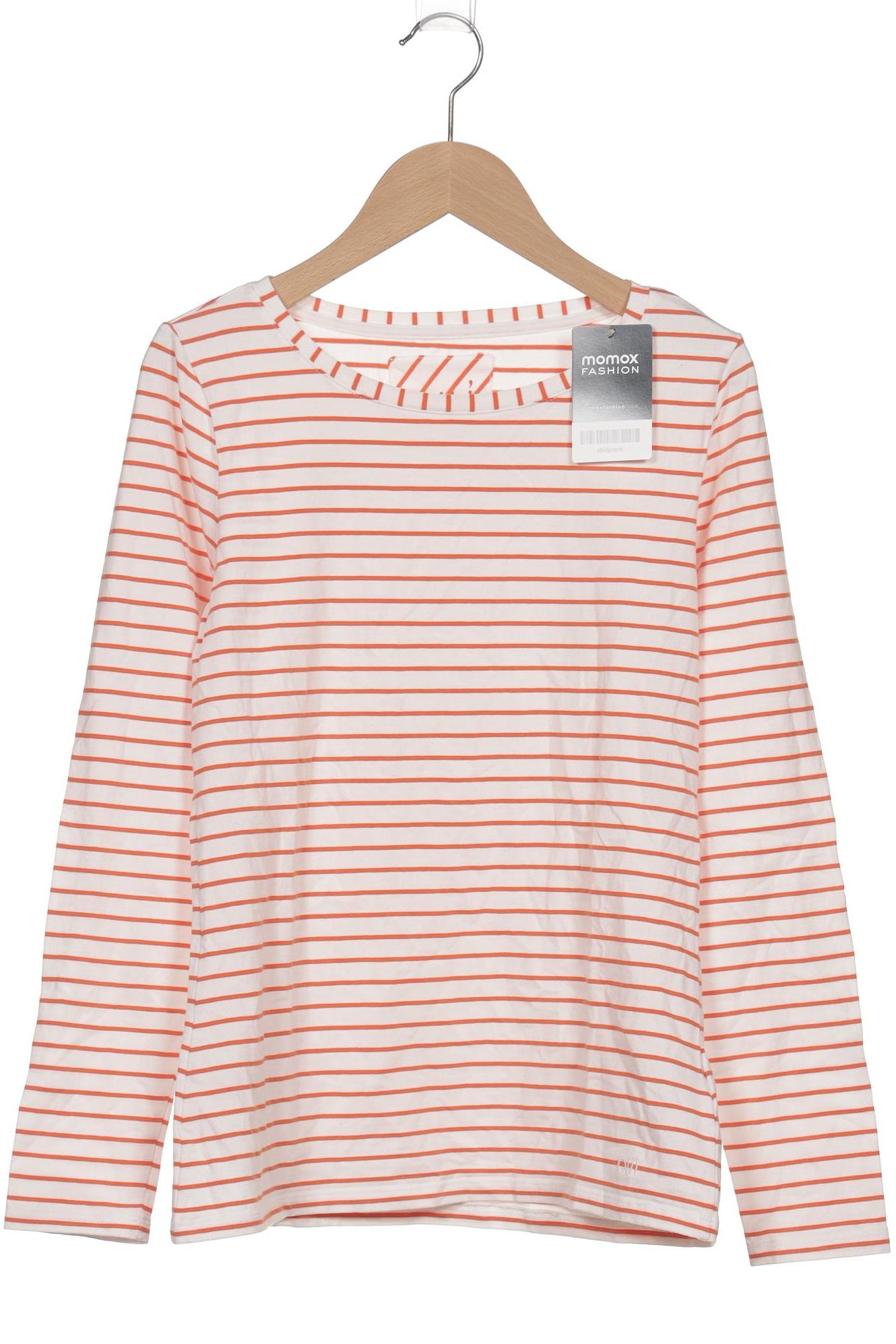 

Oui Damen Langarmshirt, weiß, Gr. 36