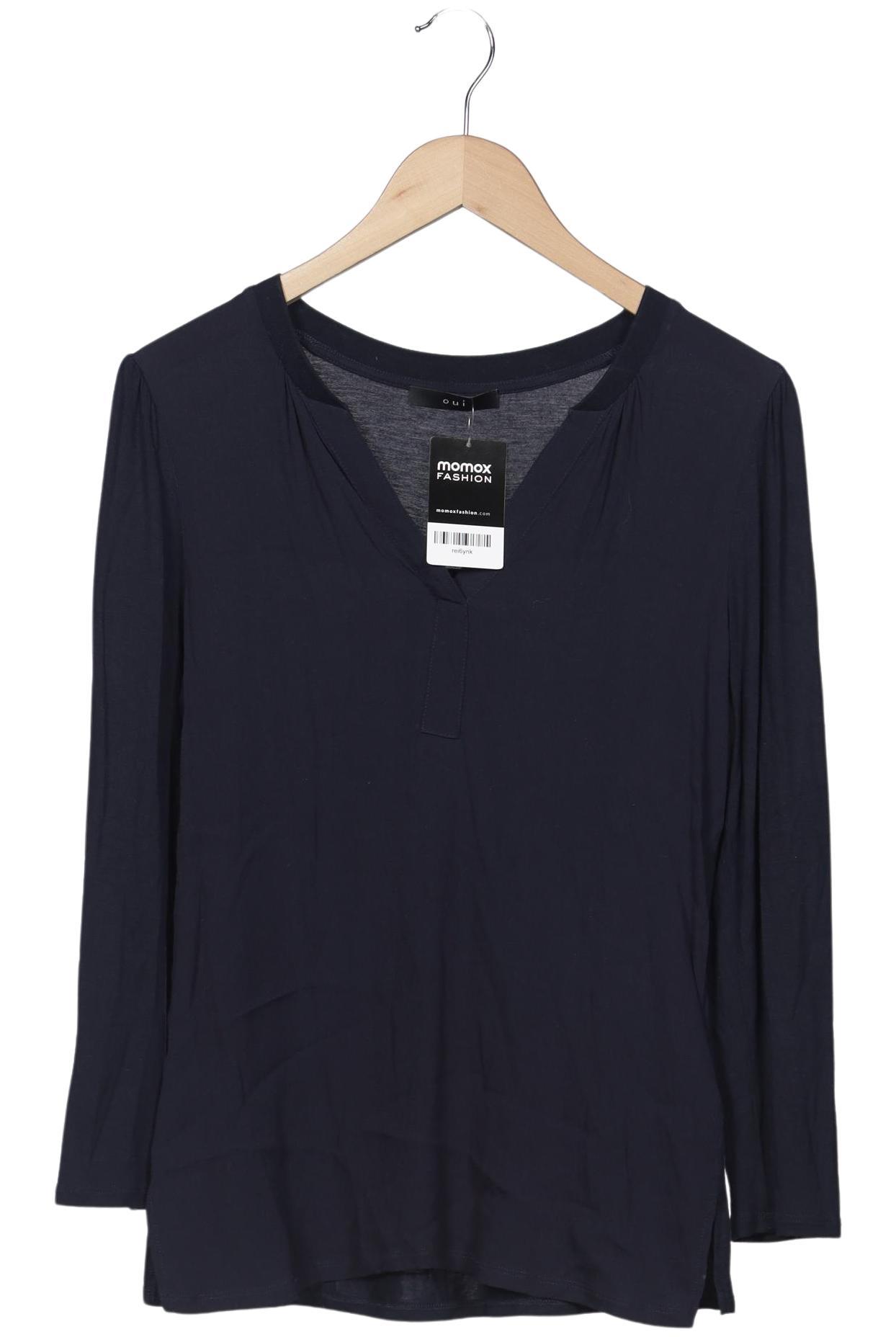 

Oui Damen Langarmshirt, marineblau, Gr. 40