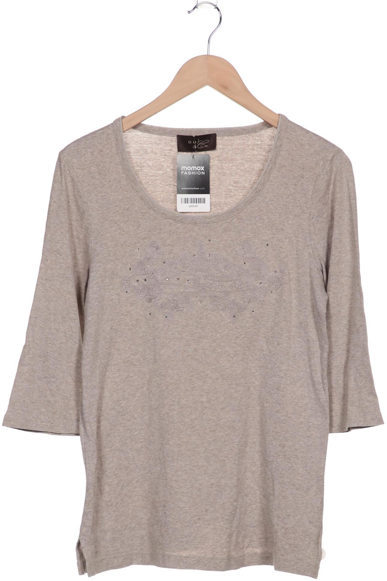 

Oui Damen Langarmshirt, beige