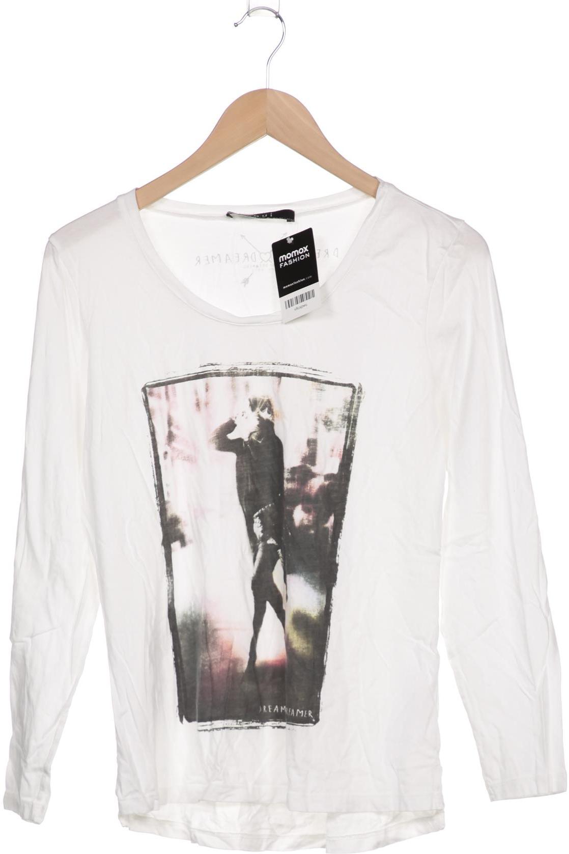 

Oui Damen Langarmshirt, weiß, Gr. 42