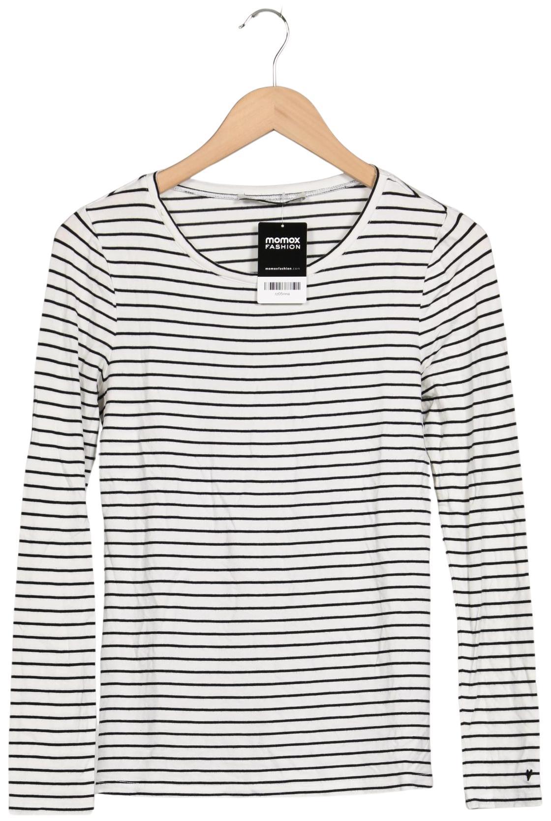

Oui Damen Langarmshirt, weiß, Gr. 34