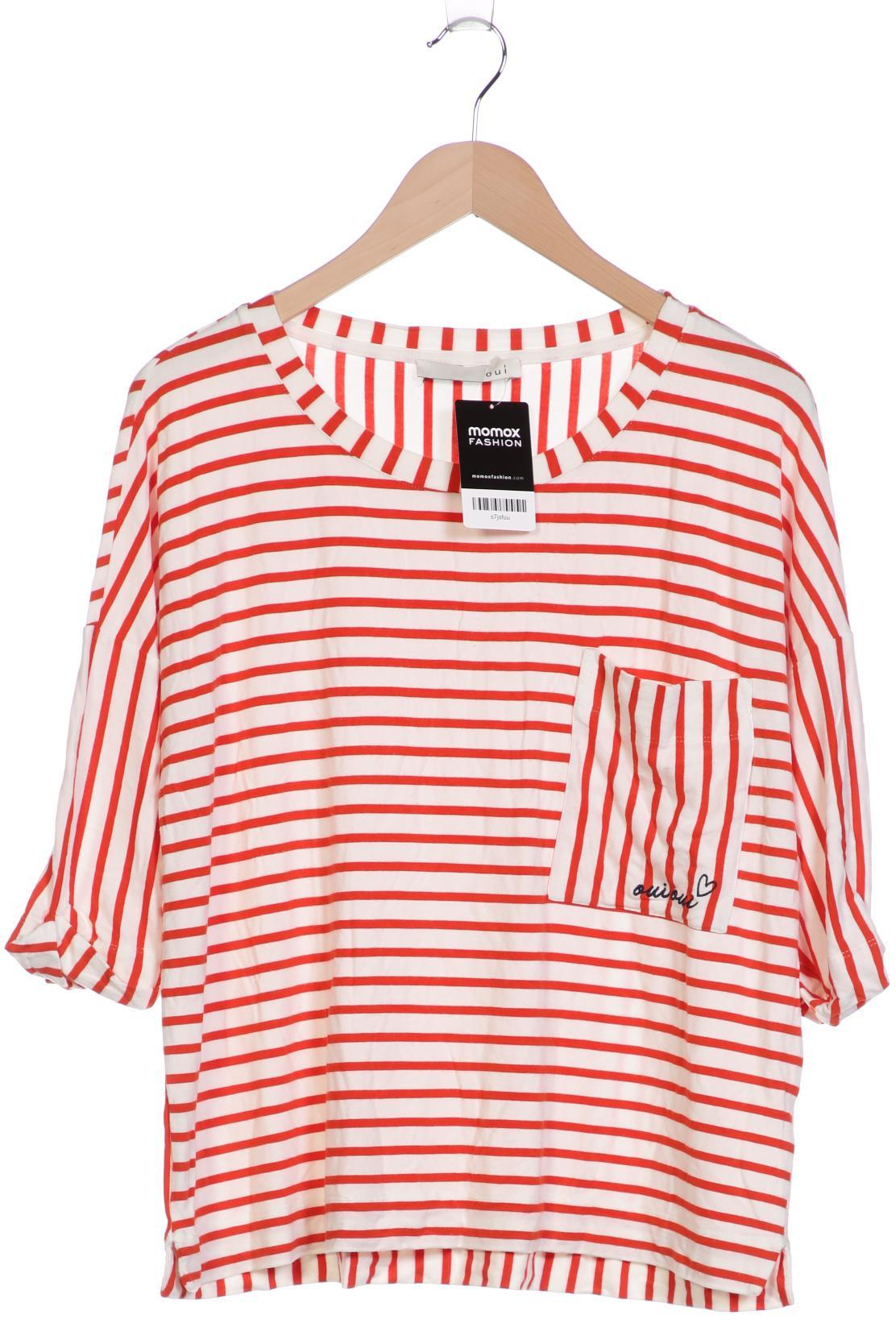 

Oui Damen Langarmshirt, weiß, Gr. 44
