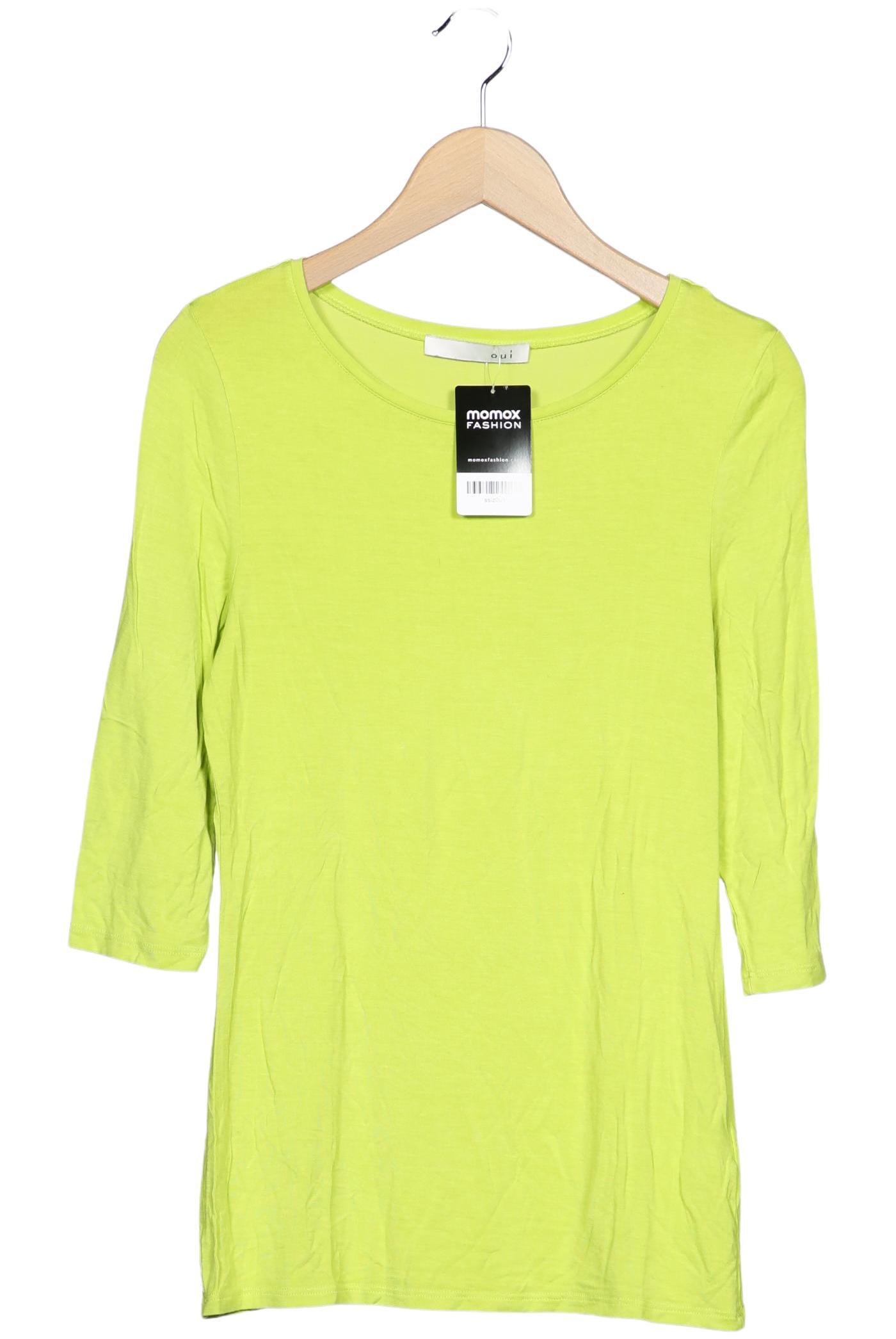 

Oui Damen Langarmshirt, neon, Gr. 38