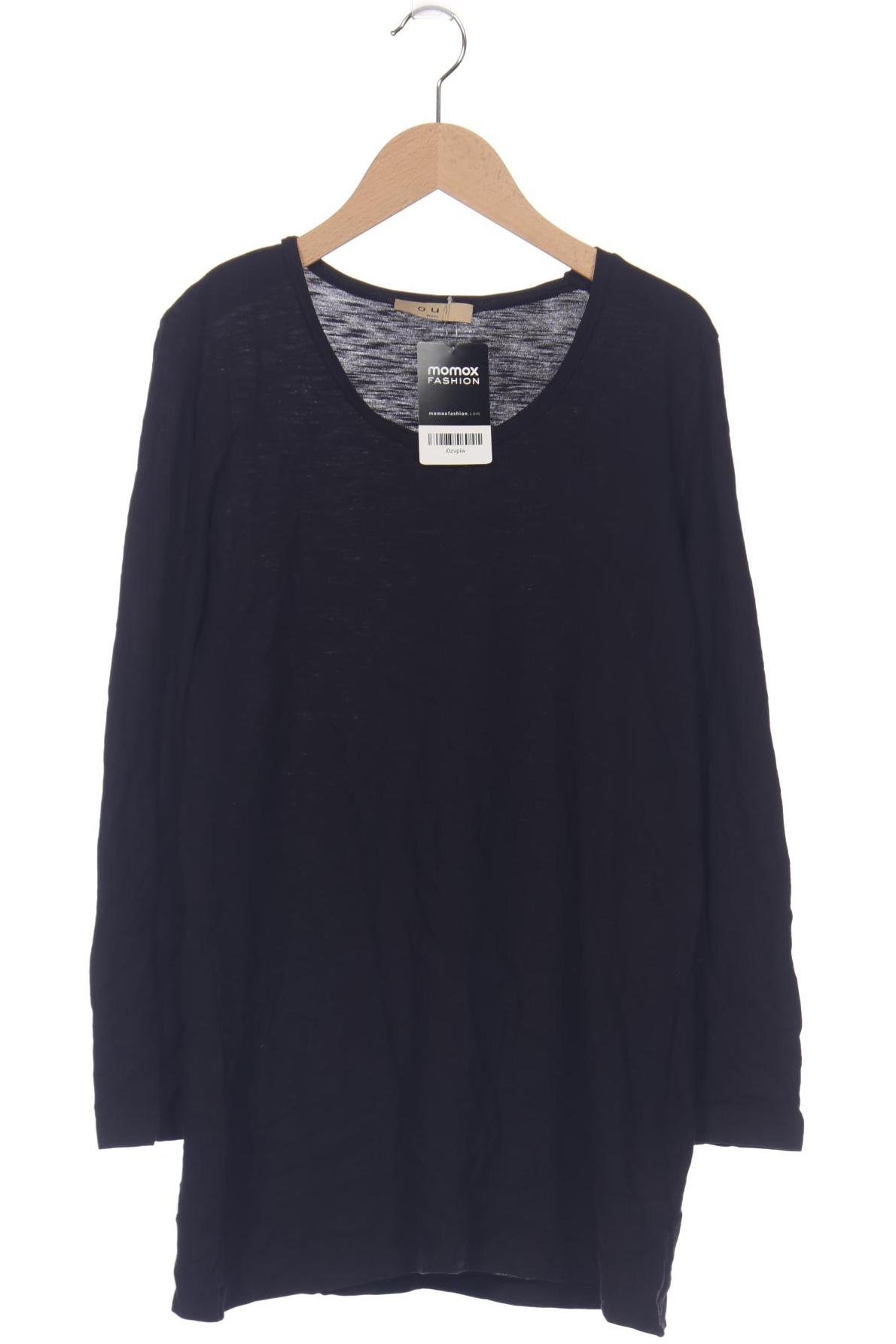 

Oui Damen Langarmshirt, schwarz, Gr. 40