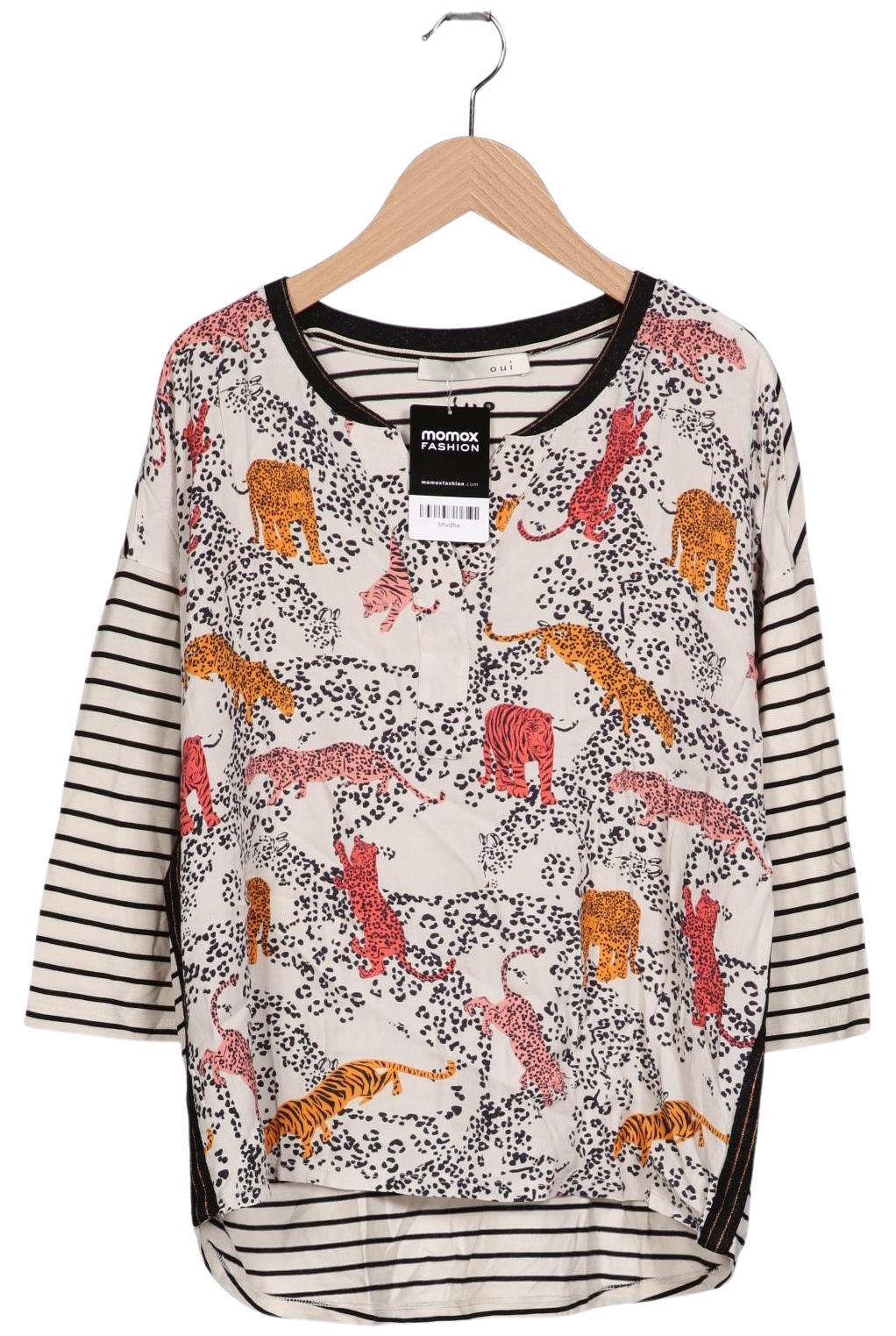 

Oui Damen Langarmshirt, mehrfarbig, Gr. 40