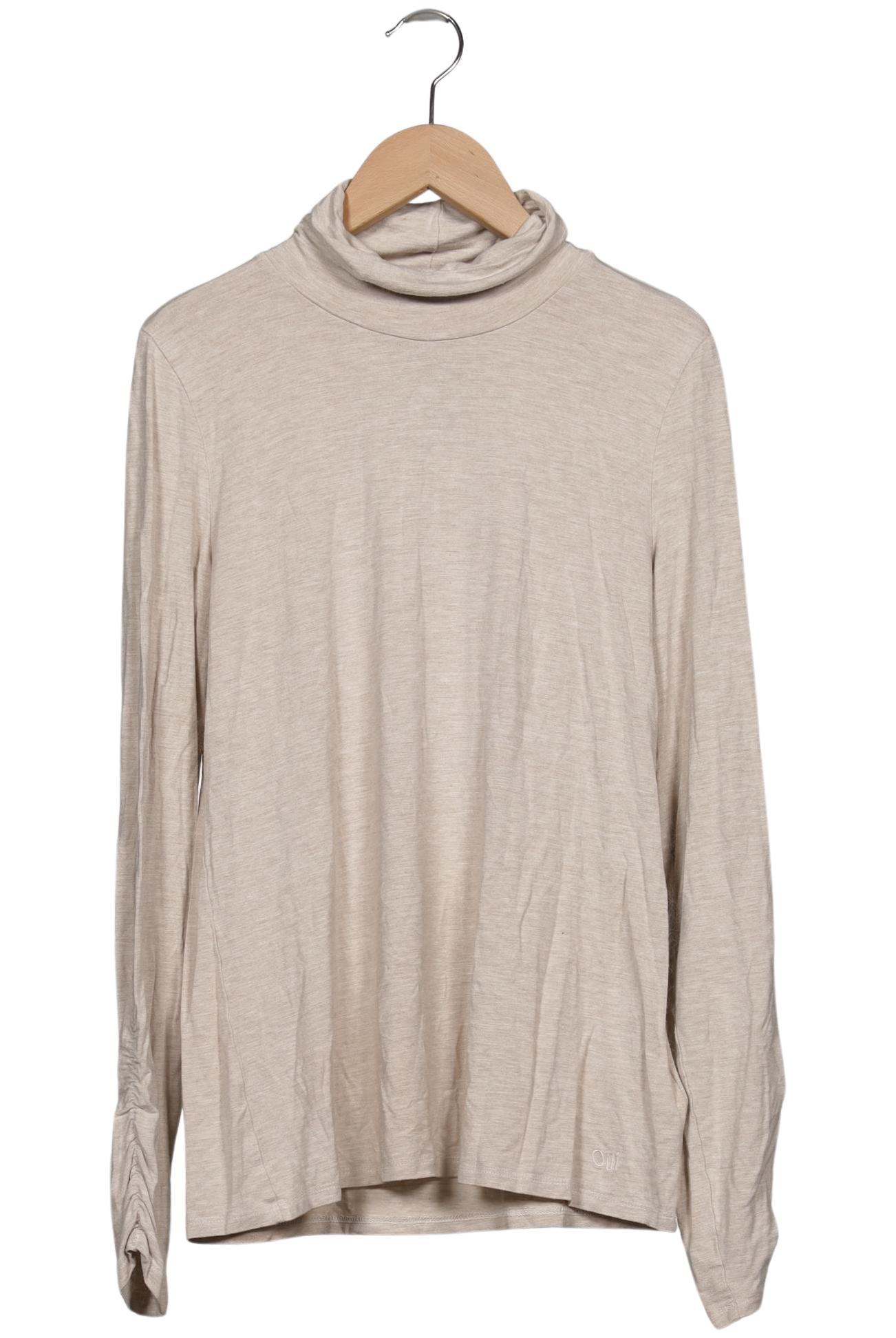 Thumbnail - Oui Damen Langarmshirt, beige, Gr. 38