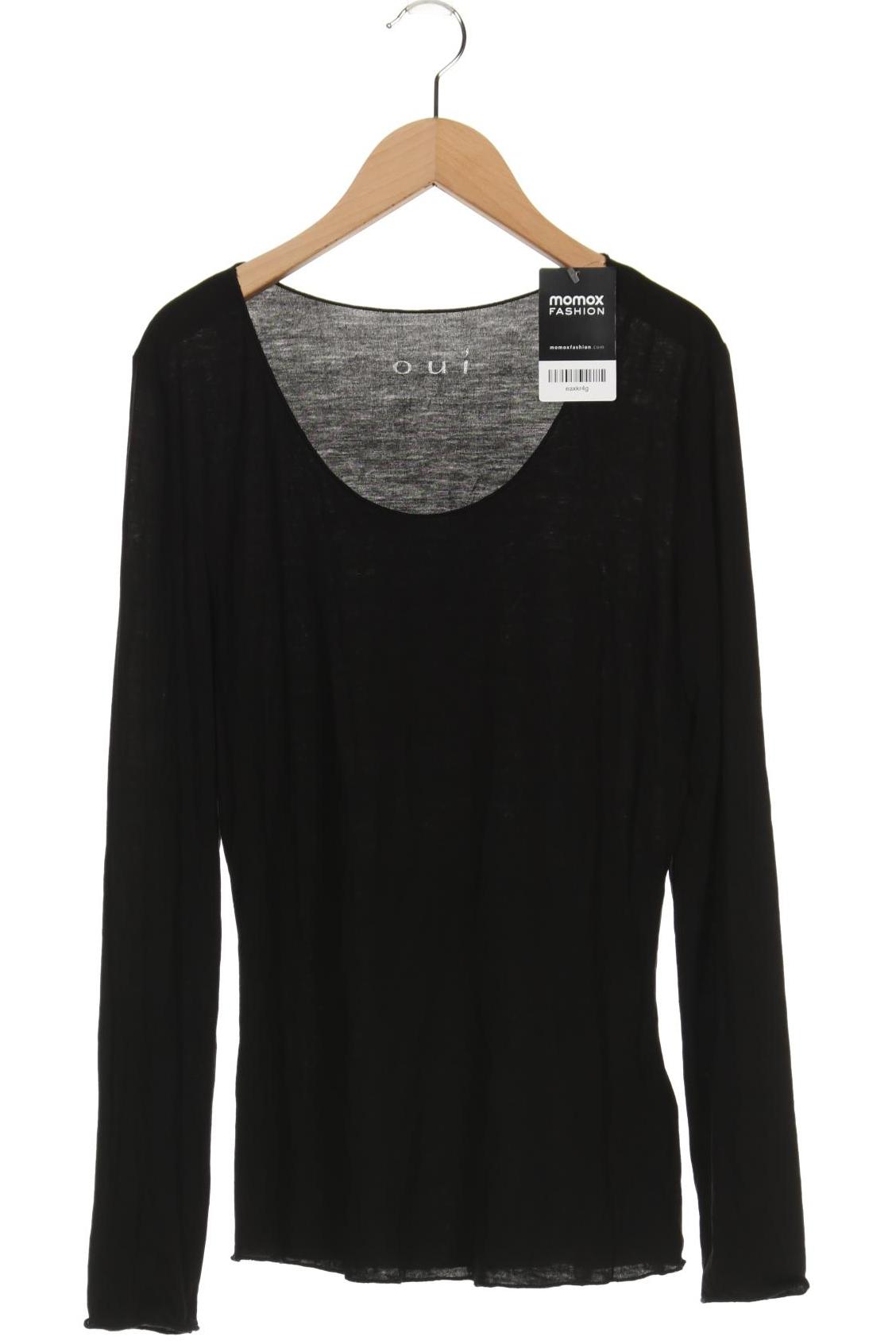 

Oui Damen Langarmshirt, schwarz