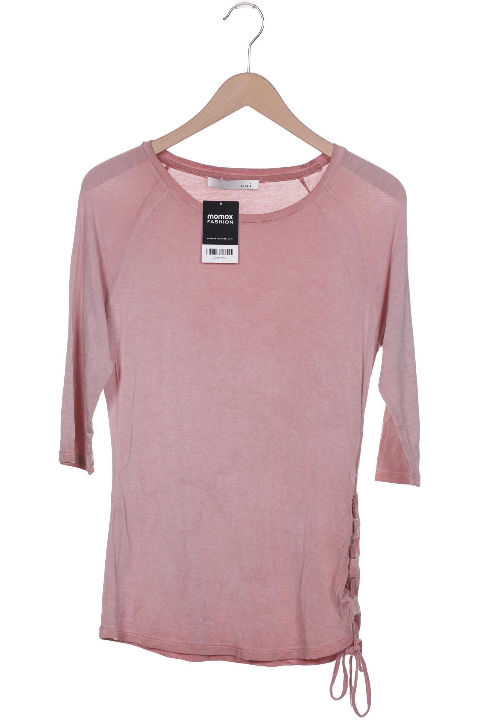 

Oui Damen Langarmshirt, pink, Gr. 36