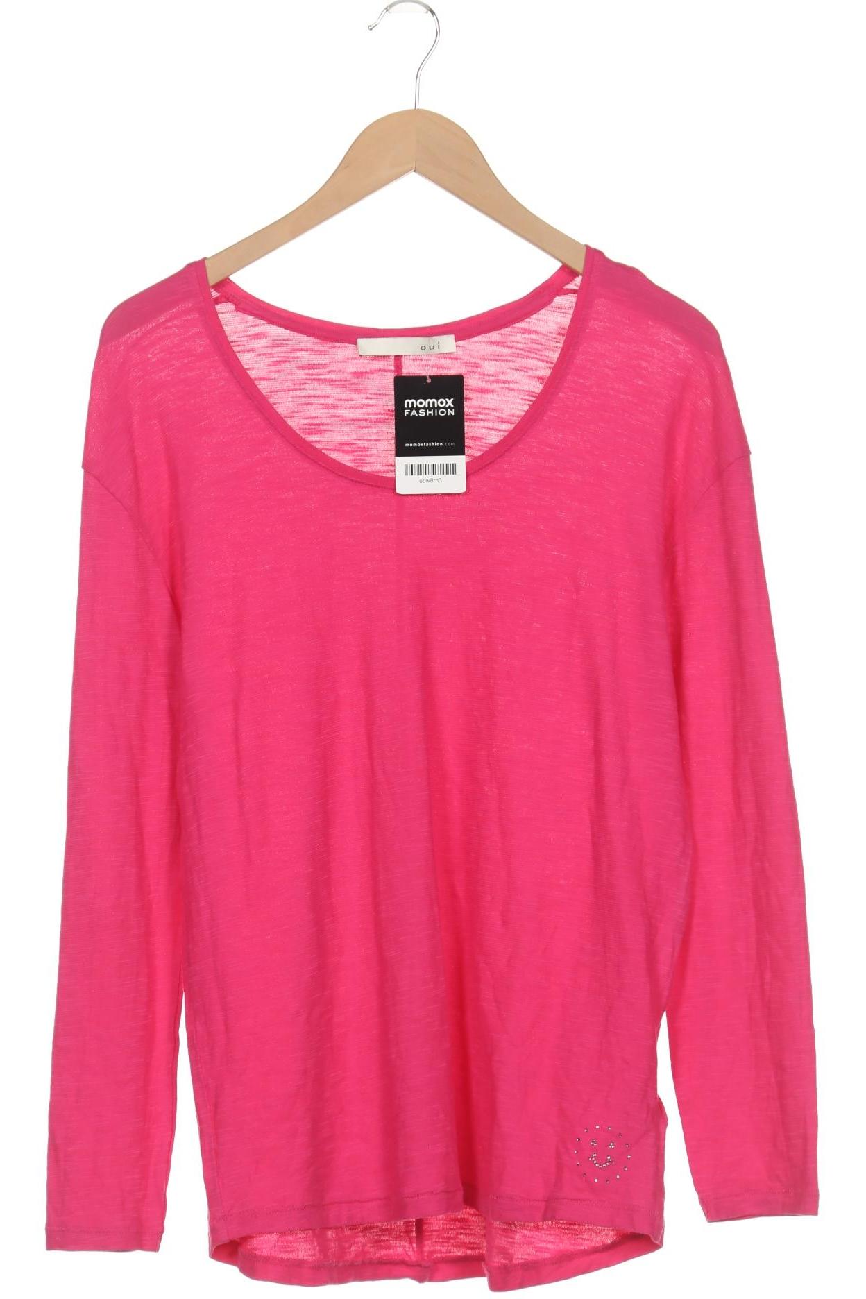 

Oui Damen Langarmshirt, pink, Gr. 40