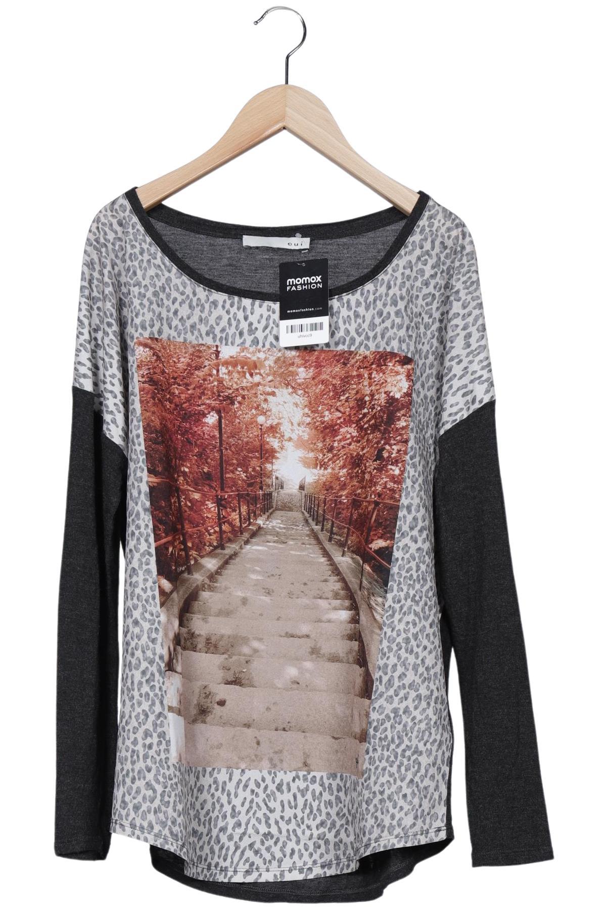 

Oui Damen Langarmshirt, mehrfarbig, Gr. 36