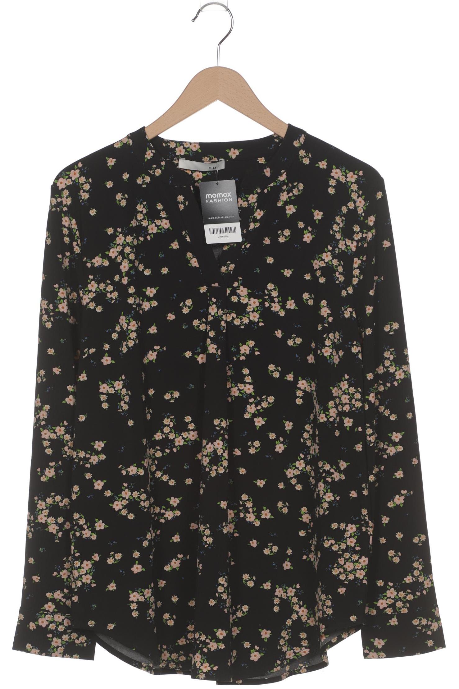 

Oui Damen Langarmshirt, schwarz, Gr. 44