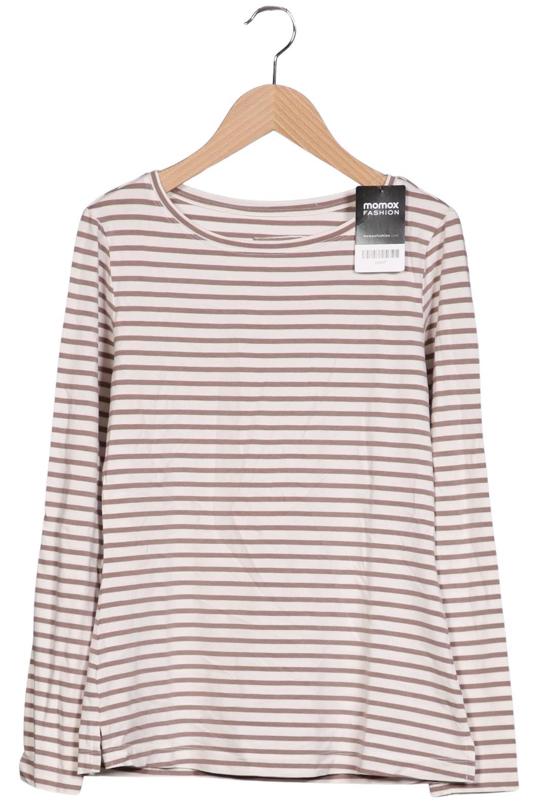 

Oui Damen Langarmshirt, beige, Gr. 36