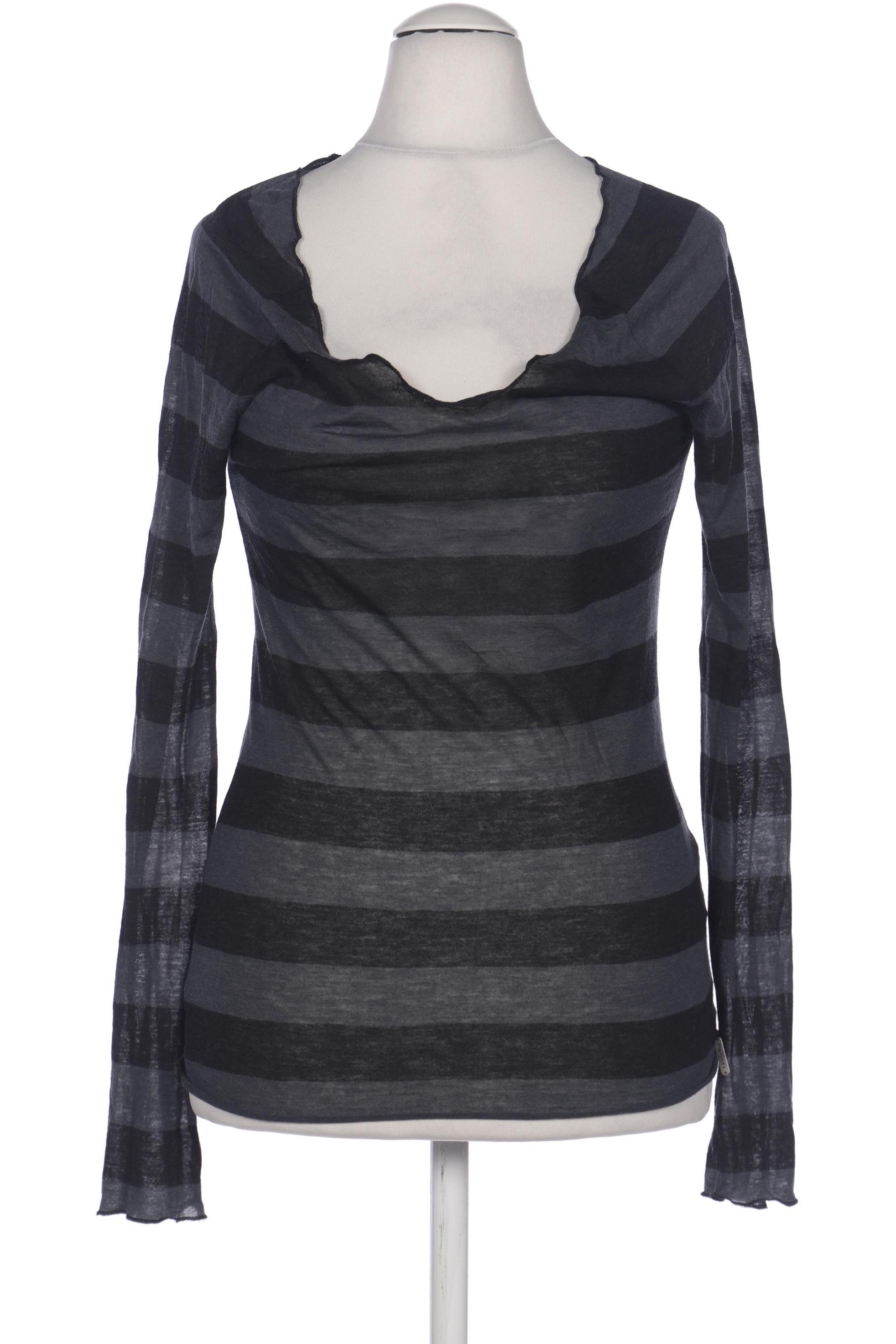 

Oui Damen Langarmshirt, grau, Gr. 40