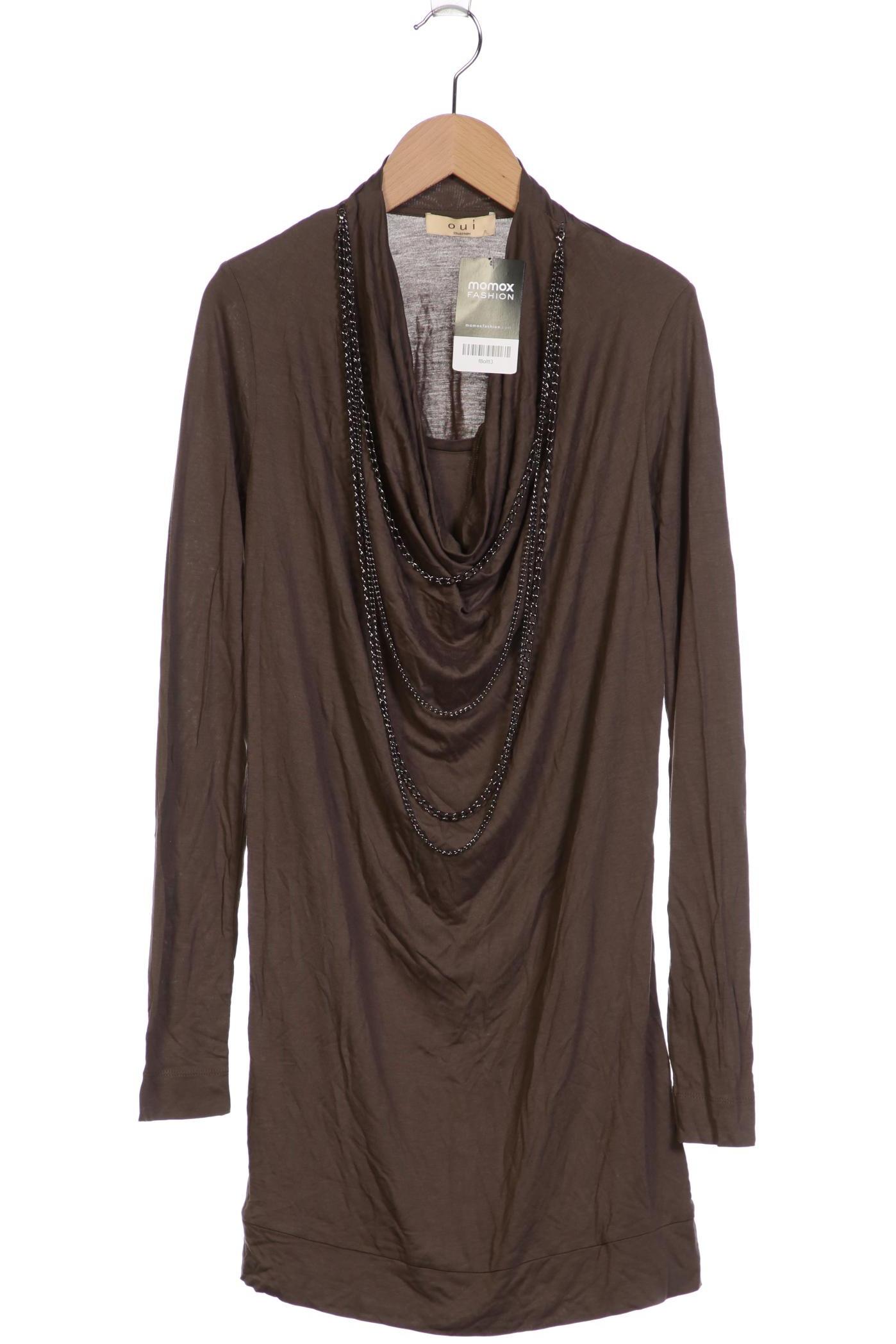 

Oui Damen Langarmshirt, grau, Gr. 36