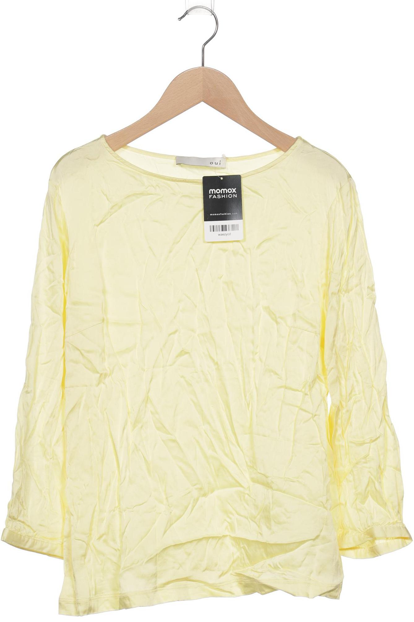 

Oui Damen Langarmshirt, gelb, Gr. 36