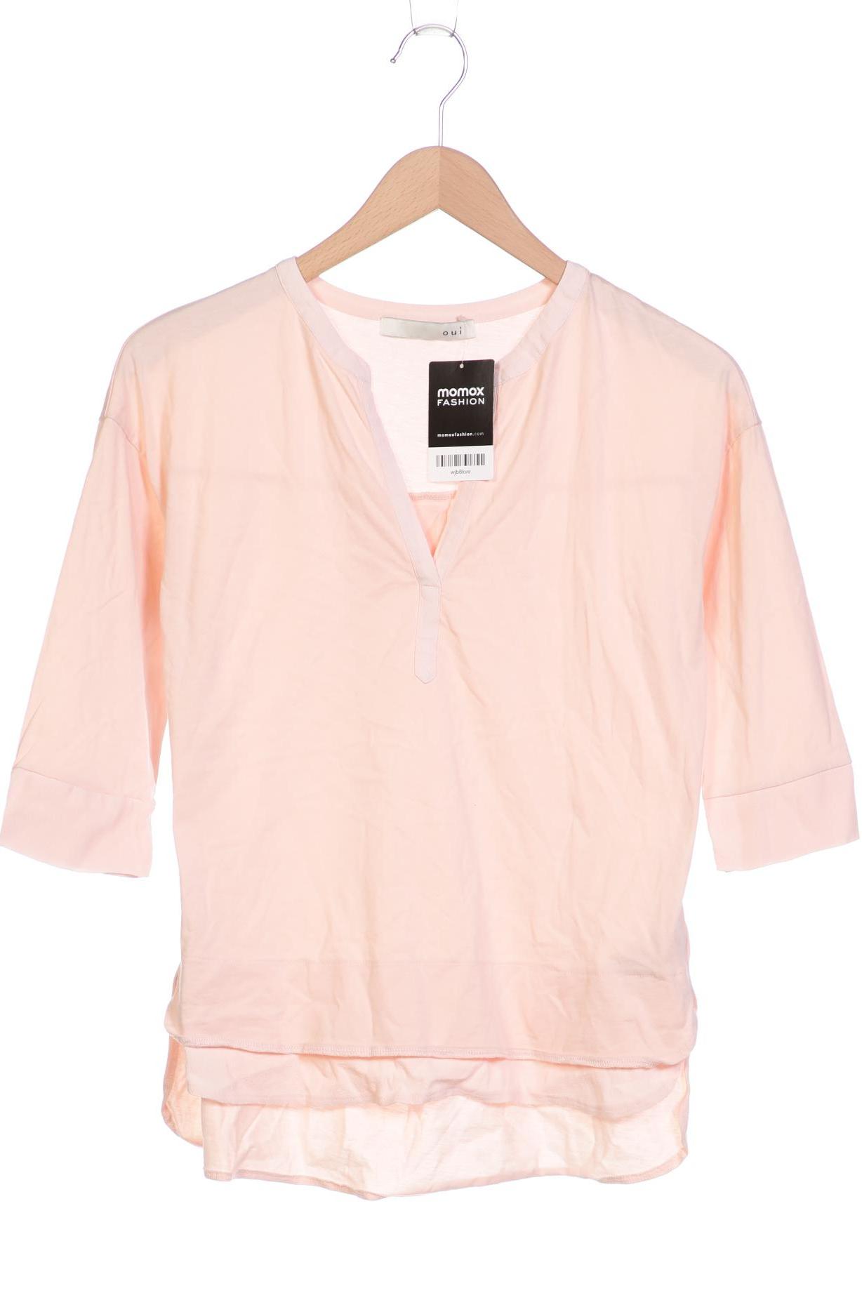 

Oui Damen Langarmshirt, pink, Gr. 34