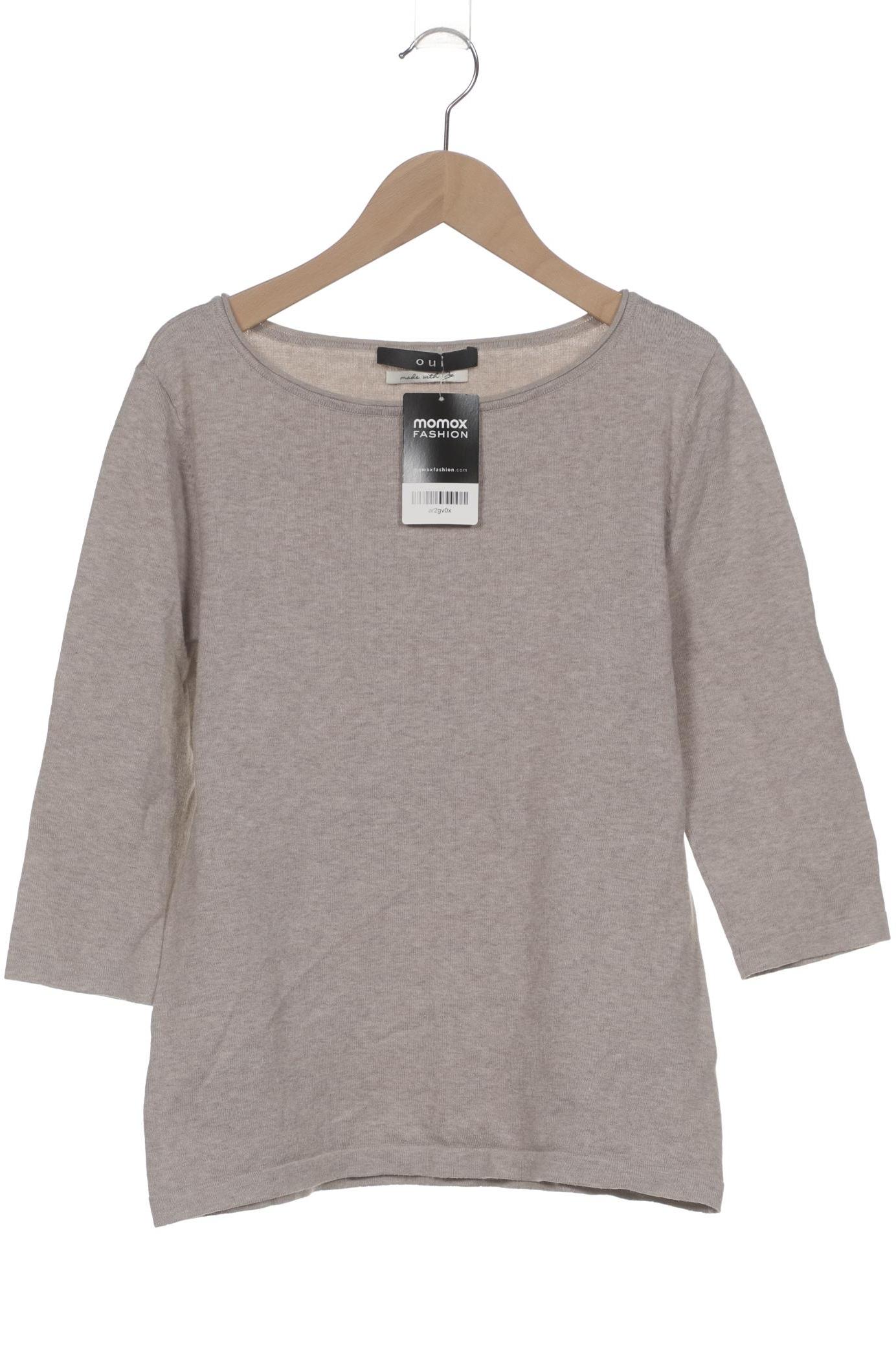 

Oui Damen Langarmshirt, beige, Gr. 38