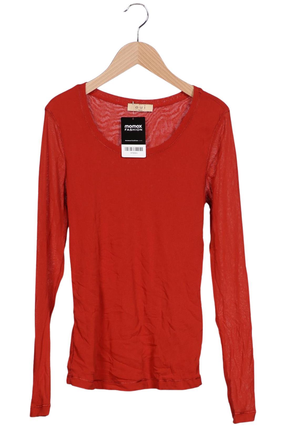 

Oui Damen Langarmshirt, rot, Gr. 38