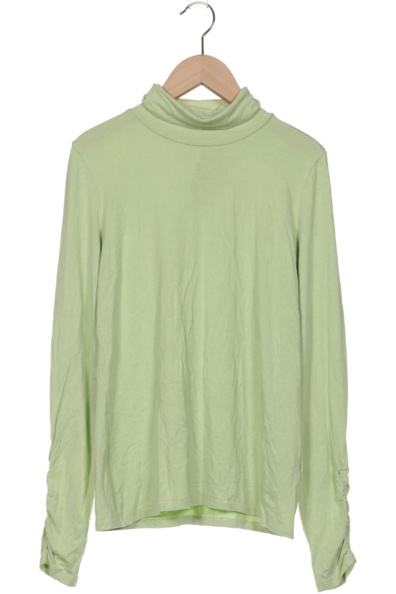 

Oui Damen Langarmshirt, hellgrün, Gr. 36