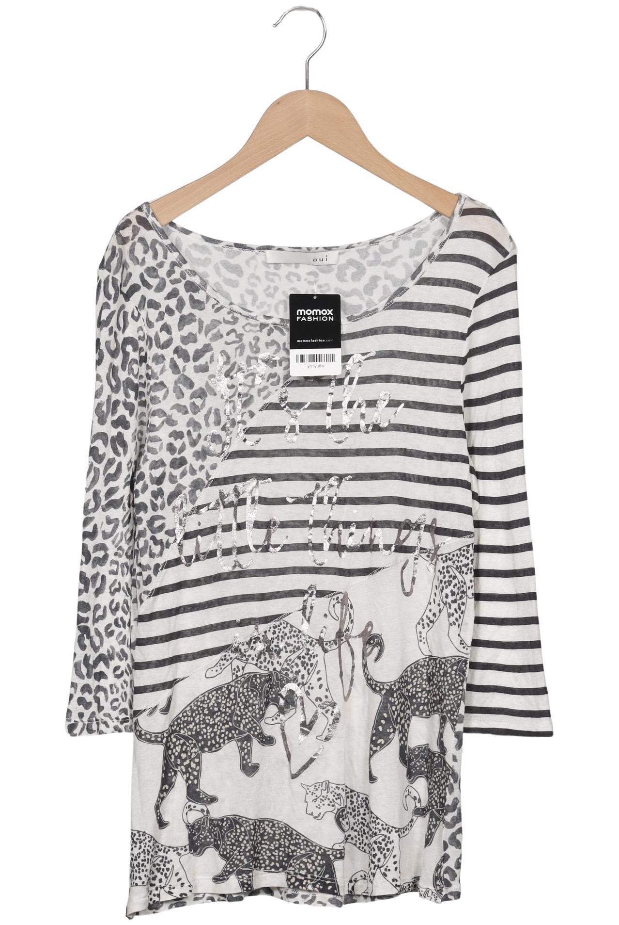 

Oui Damen Langarmshirt, mehrfarbig, Gr. 42