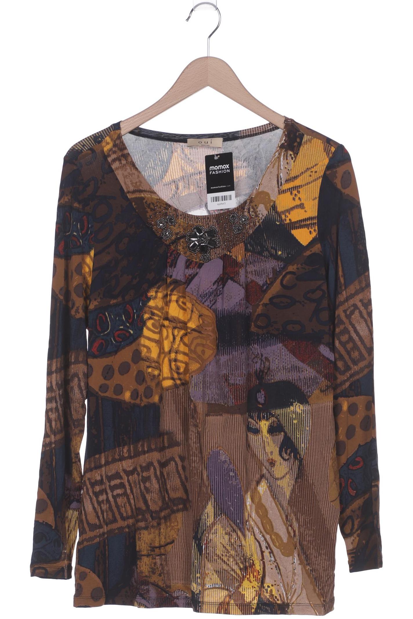 

Oui Damen Langarmshirt, mehrfarbig, Gr. 44