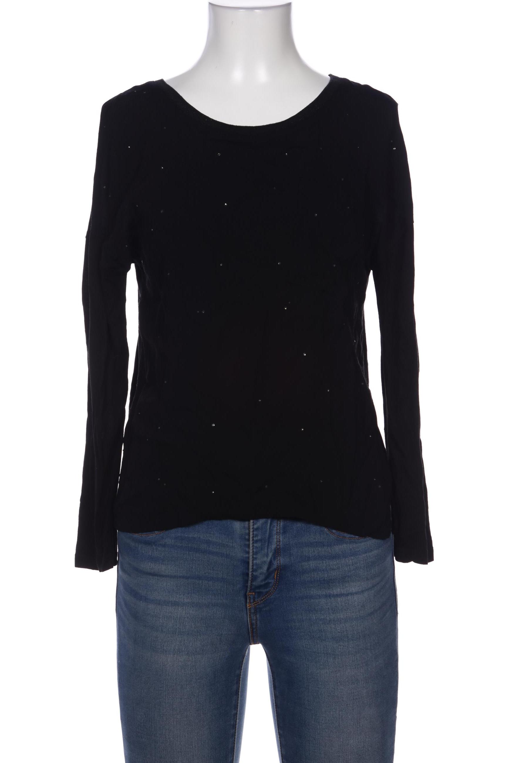 

Oui Damen Langarmshirt, schwarz