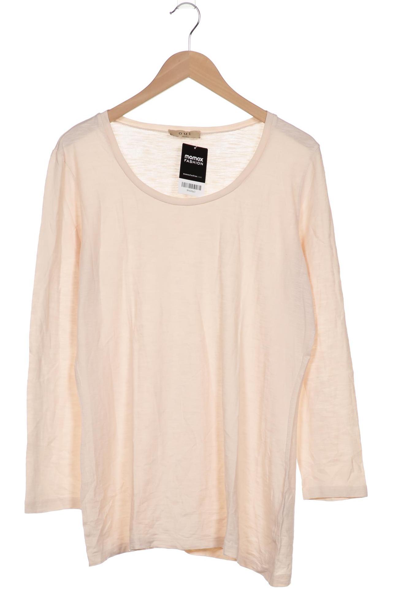 

Oui Damen Langarmshirt, cremeweiß