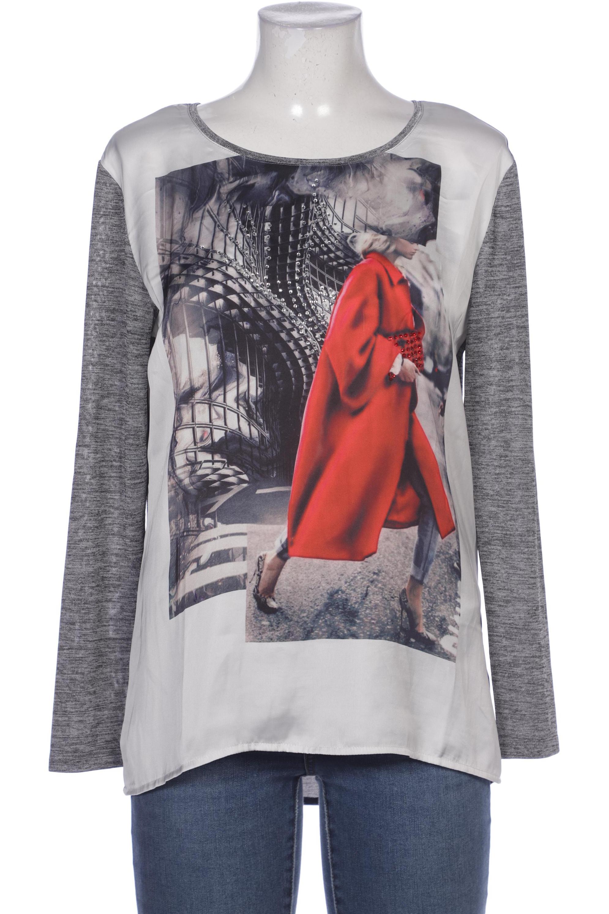 

Oui Damen Langarmshirt, mehrfarbig, Gr. 38
