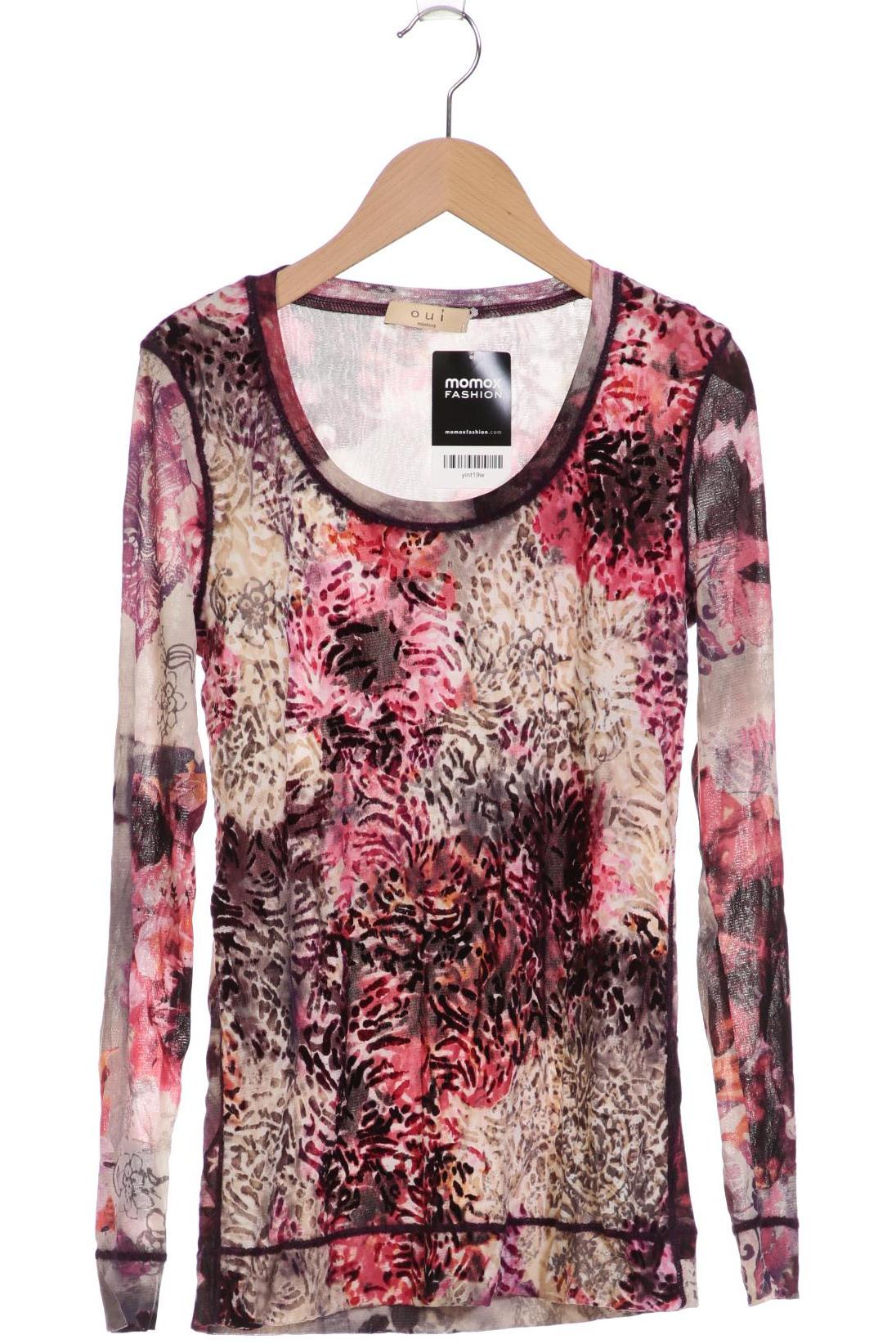 

Oui Damen Langarmshirt, mehrfarbig, Gr. 38