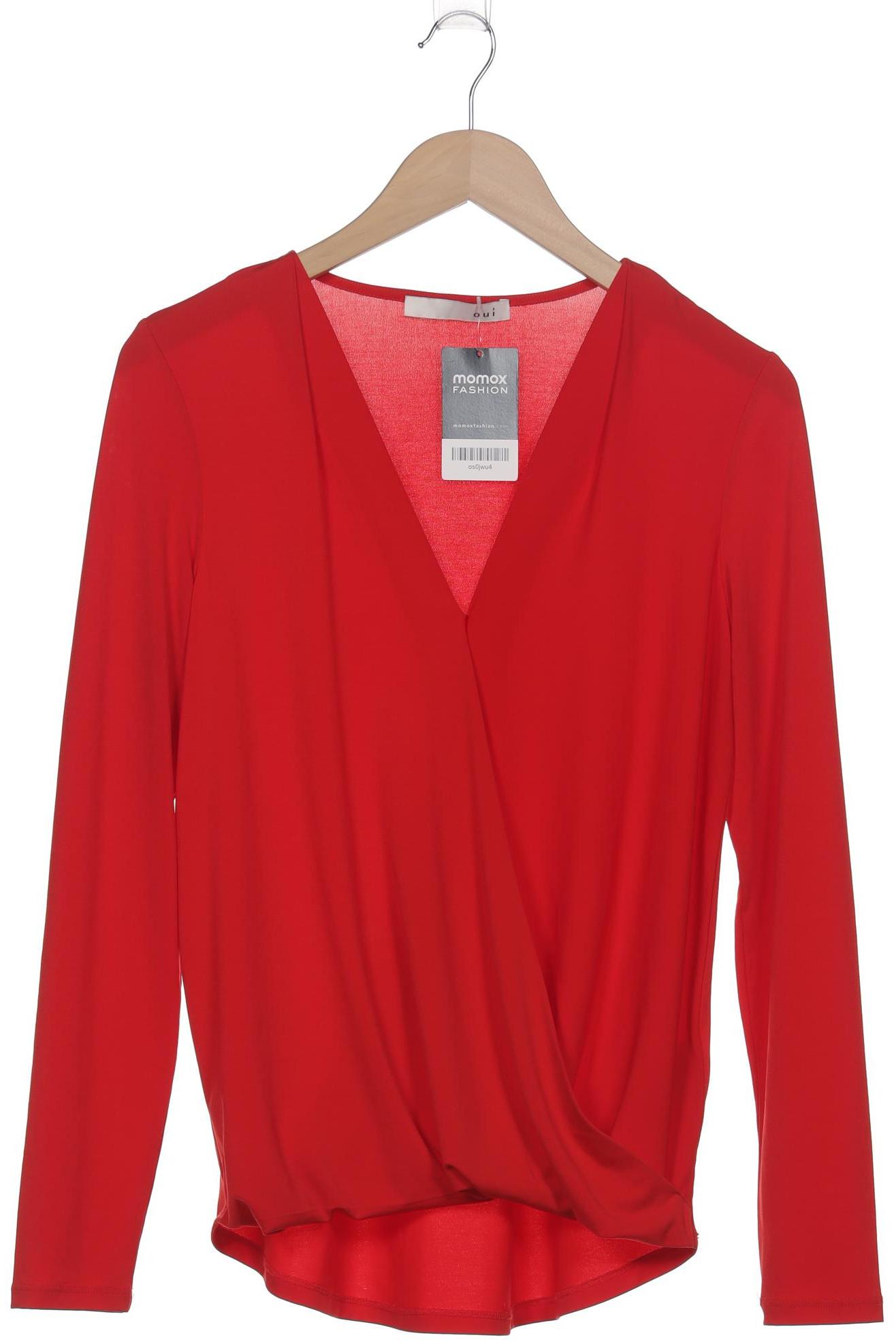

Oui Damen Langarmshirt, rot, Gr. 36