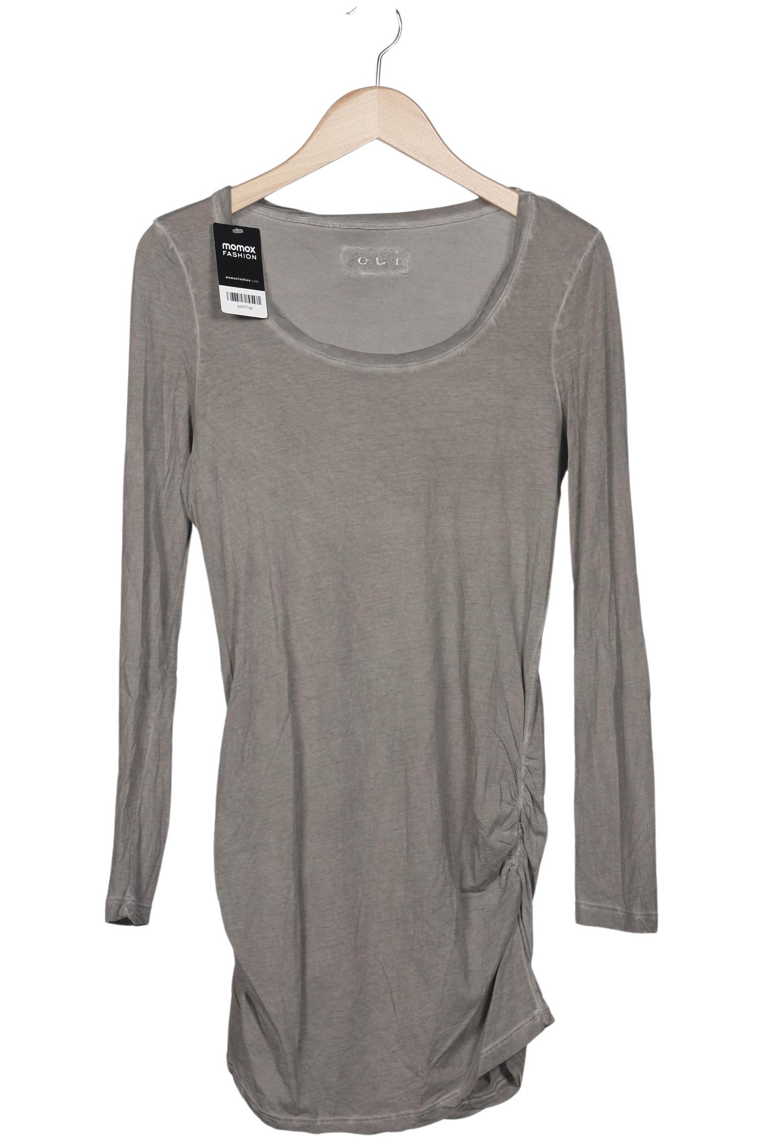 

Oui Damen Langarmshirt, grau, Gr. 36