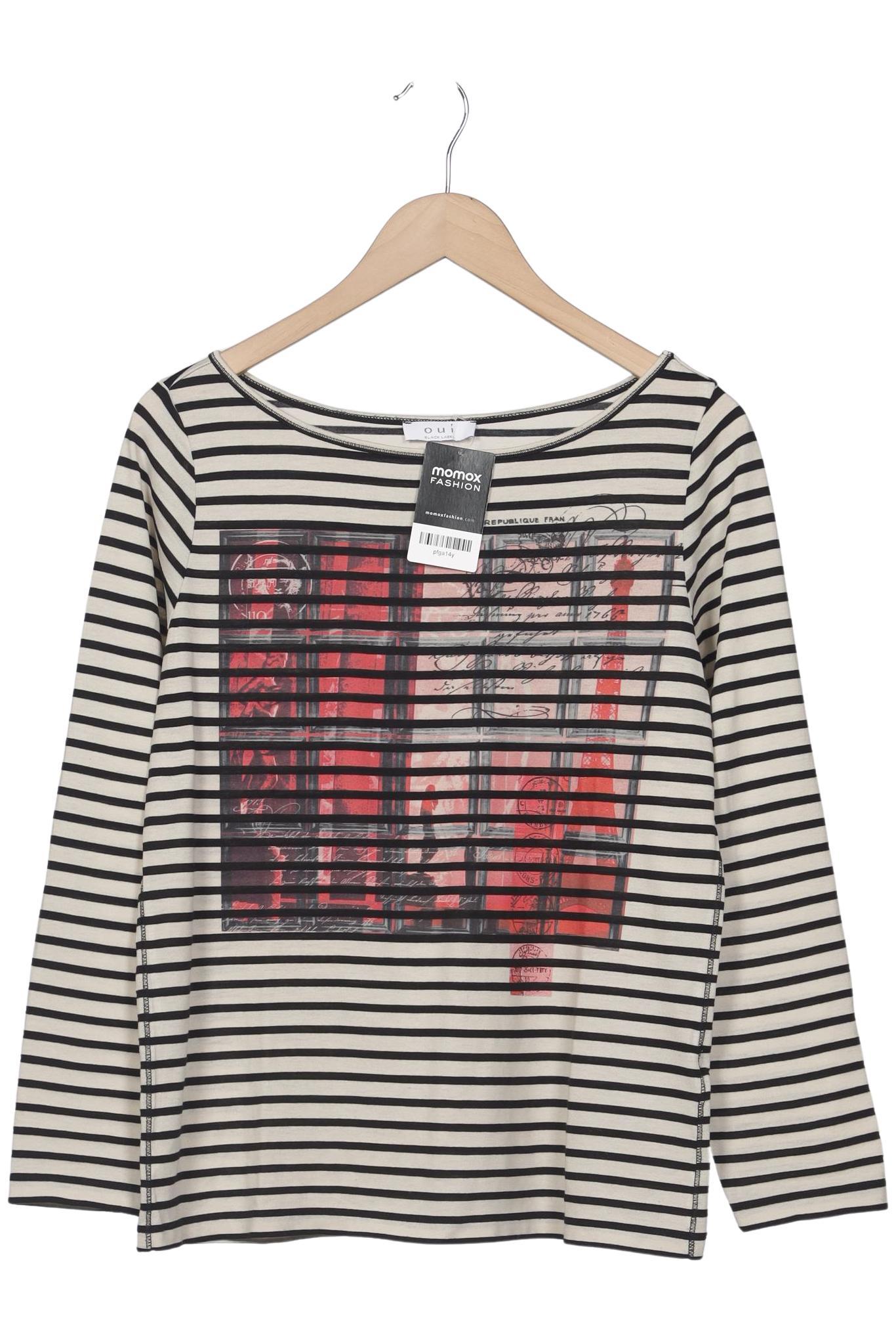 

Oui Damen Langarmshirt, mehrfarbig, Gr. 42