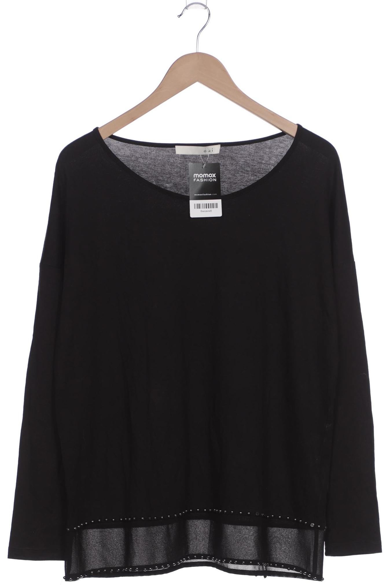 Thumbnail - Oui Damen Langarmshirt, schwarz, Gr. 38