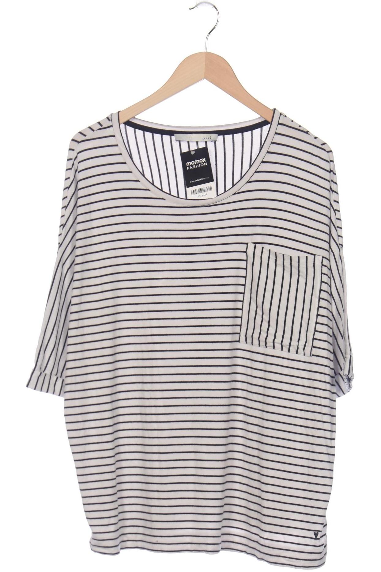 

Oui Damen Langarmshirt, weiß, Gr. 44