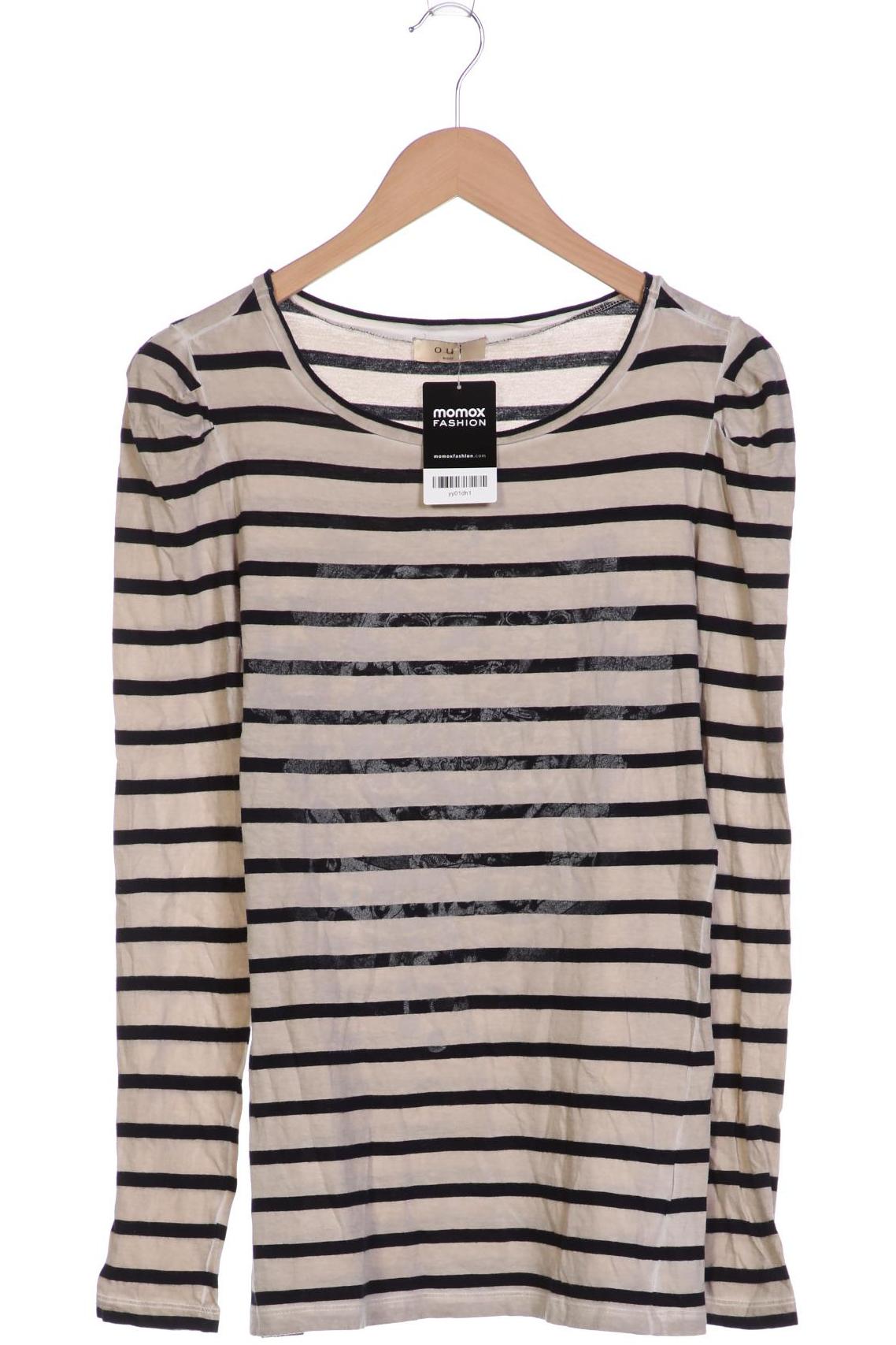 

Oui Damen Langarmshirt, beige, Gr. 38