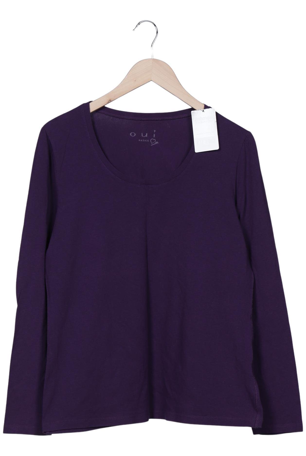 

Oui Damen Langarmshirt, flieder, Gr. 44