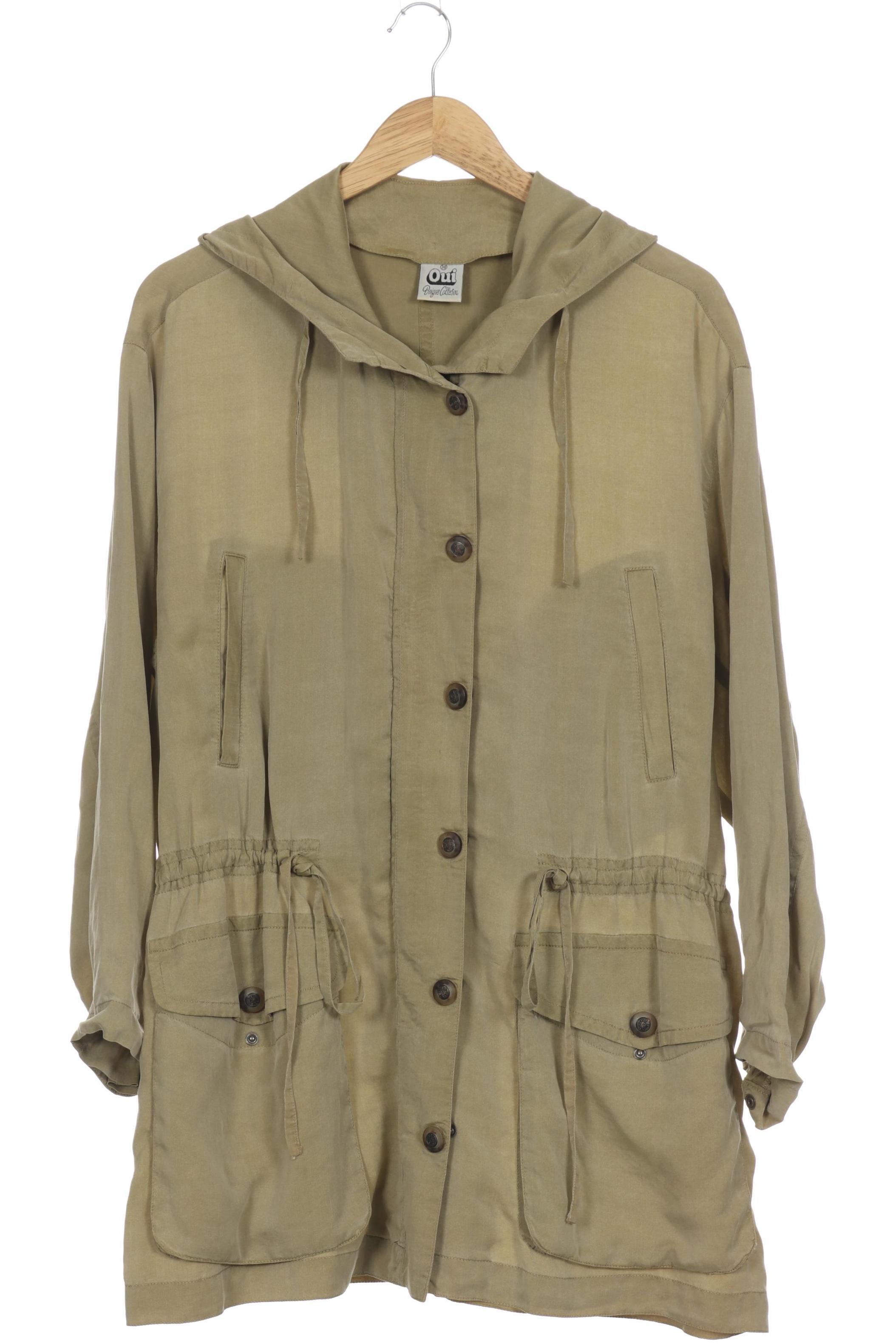 

Oui Damen Mantel, grün, Gr. 38