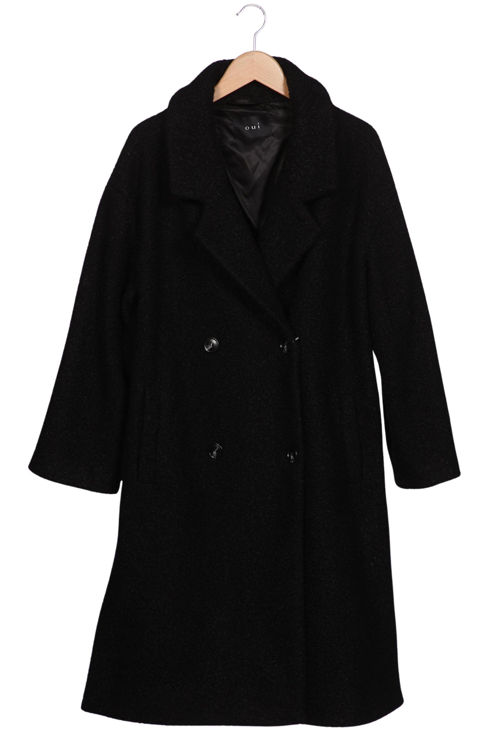 

Oui Damen Mantel, schwarz, Gr. 38