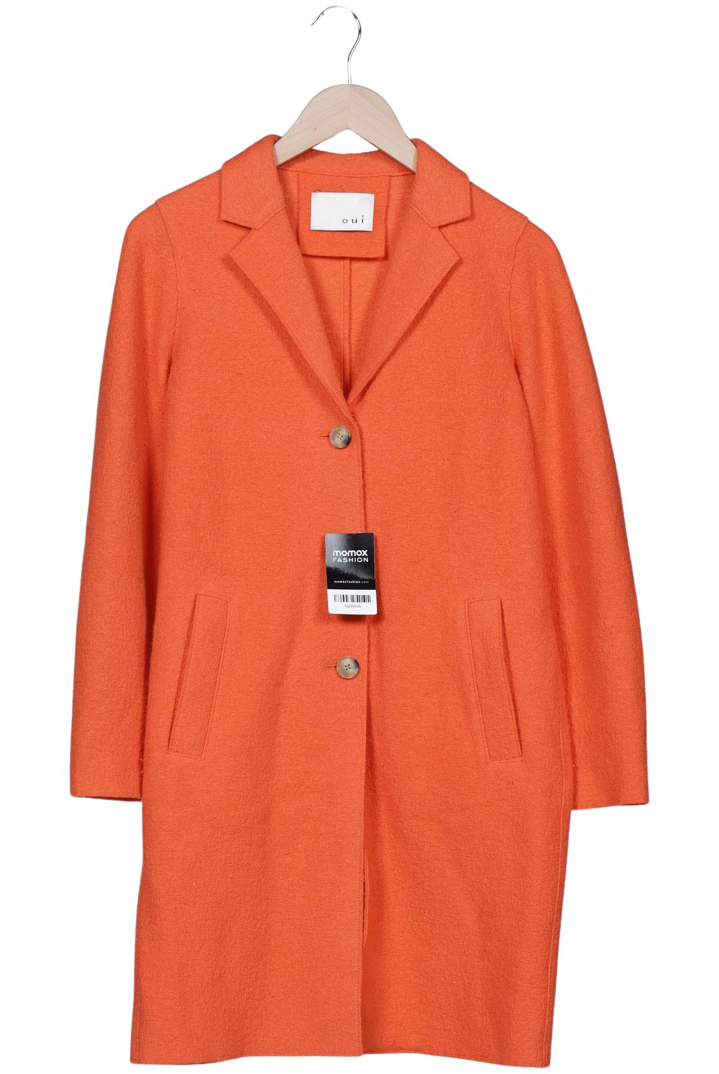 

Oui Damen Mantel, orange, Gr. 34