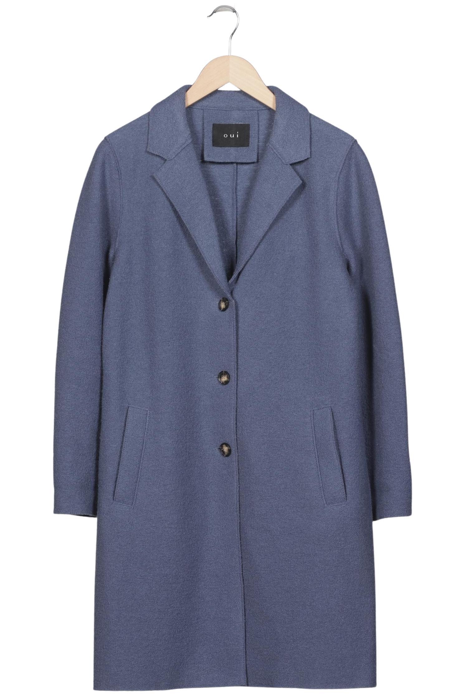 

Oui Damen Mantel, blau, Gr. 42