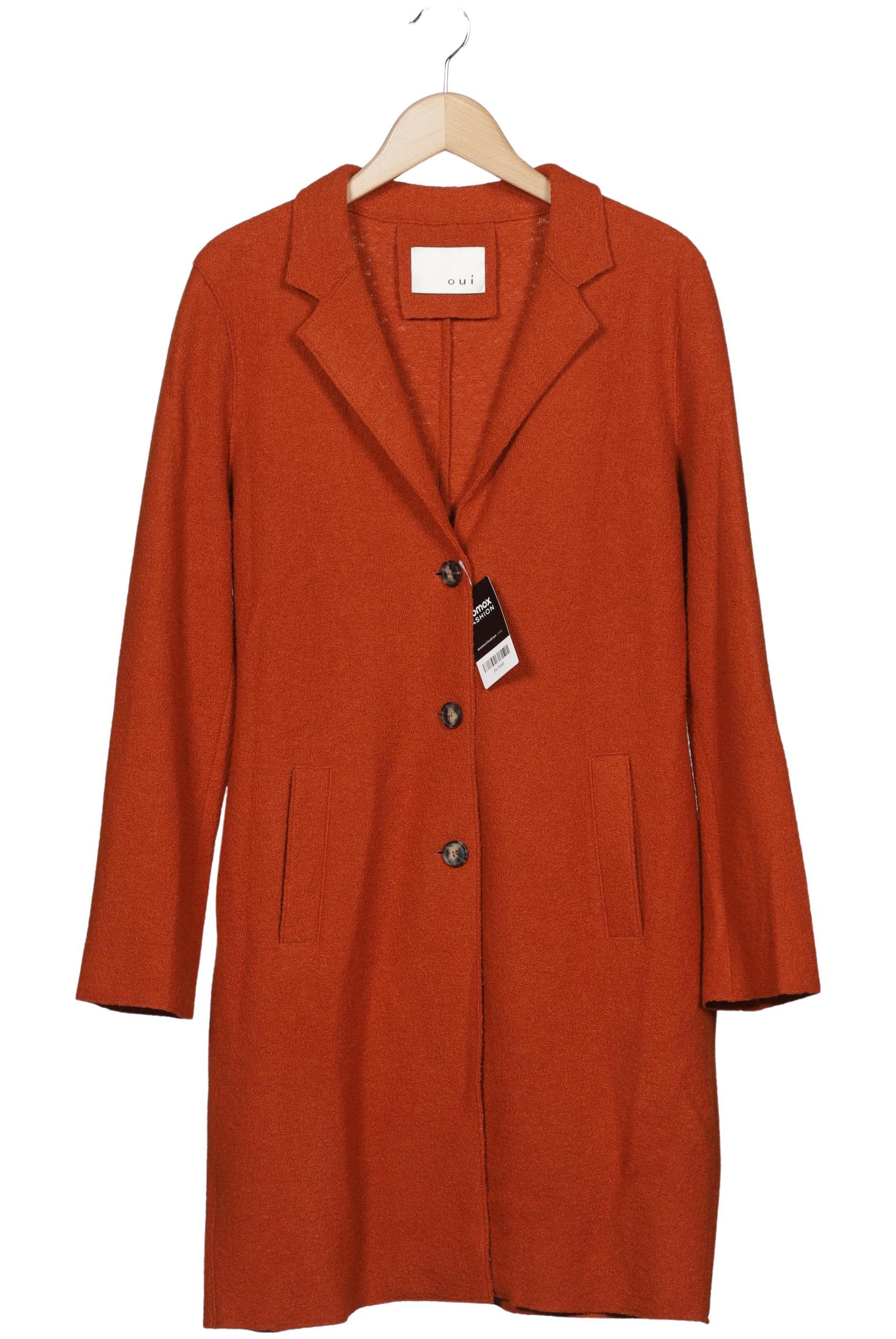 

Oui Damen Mantel, orange, Gr. 42