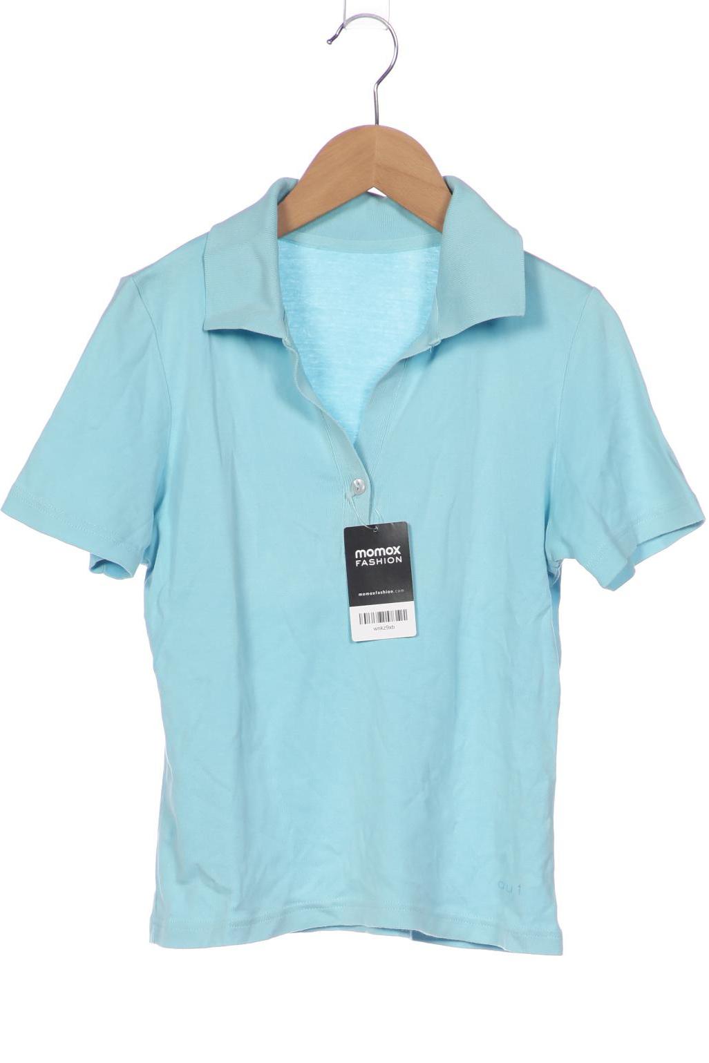 

Oui Damen Poloshirt, blau, Gr. 38