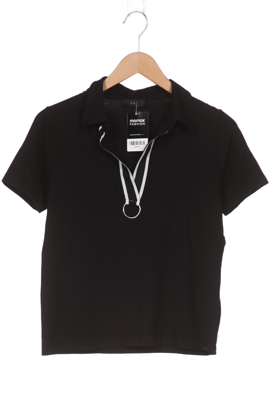 

Oui Damen Poloshirt, schwarz, Gr. 42